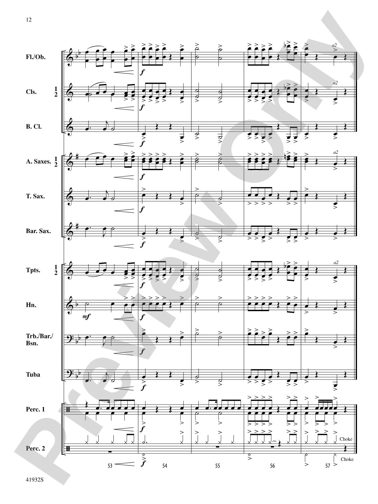 Ramp It Up: Concert Band Conductor Score & Parts