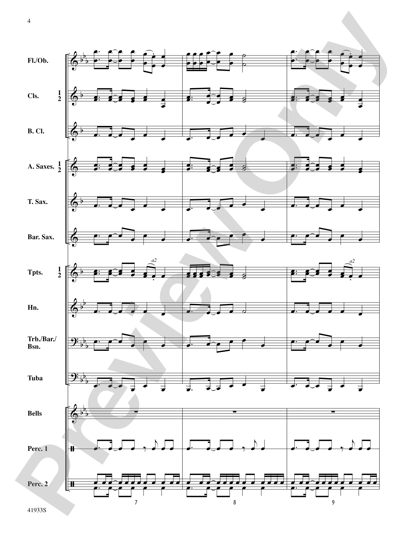 African Alleluia: Concert Band Conductor Score & Parts