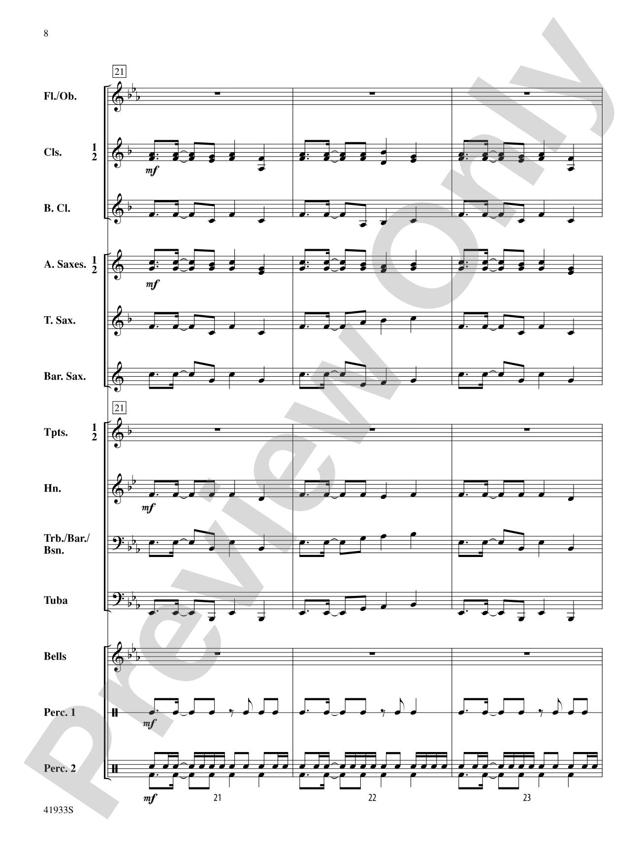 African Alleluia: Concert Band Conductor Score & Parts