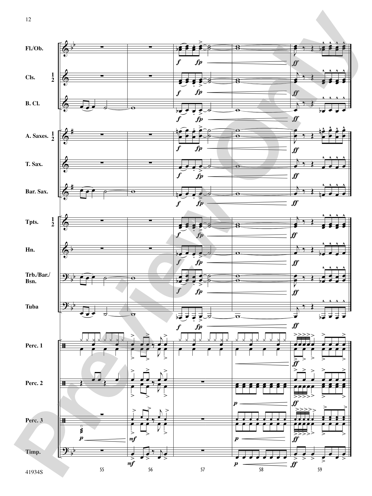 Little Drummer Dudes!: Concert Band Conductor Score & Parts