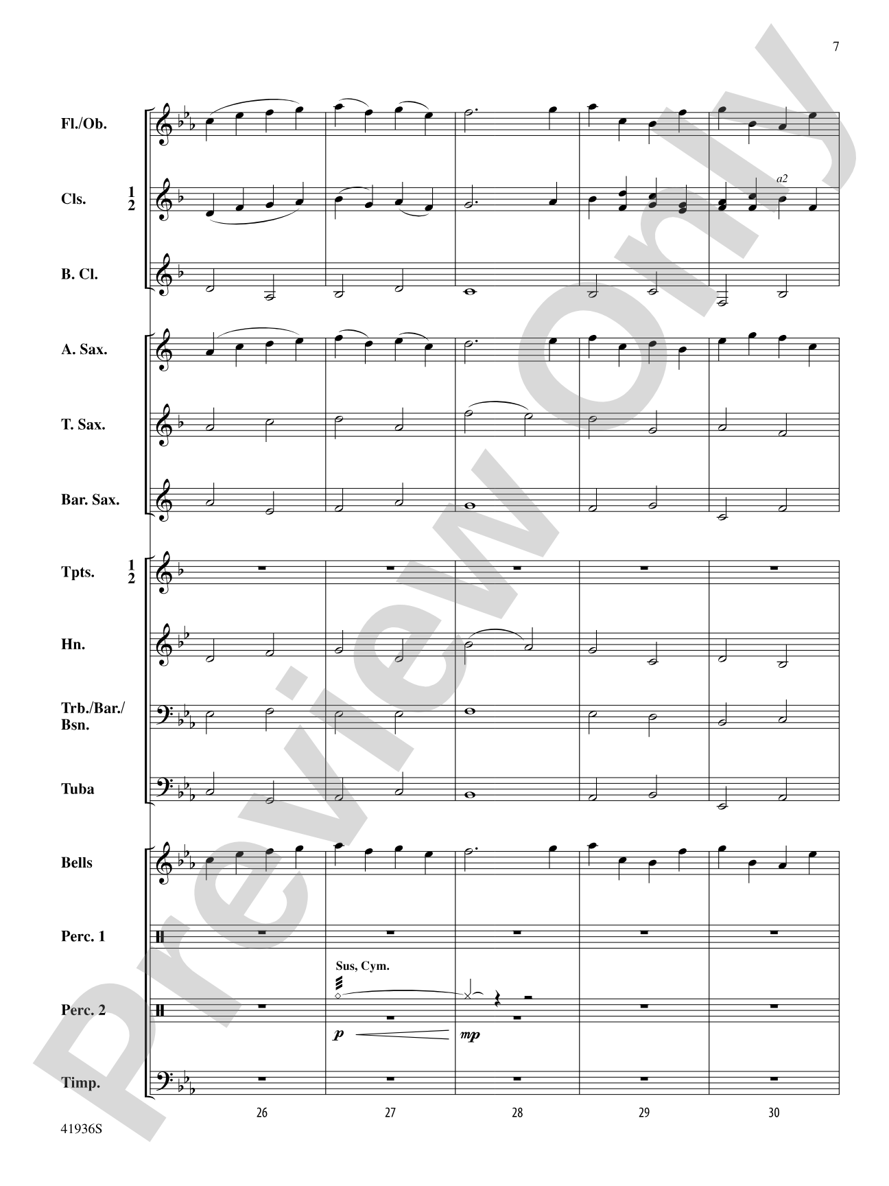 Shadowlands: Concert Band Conductor Score & Parts