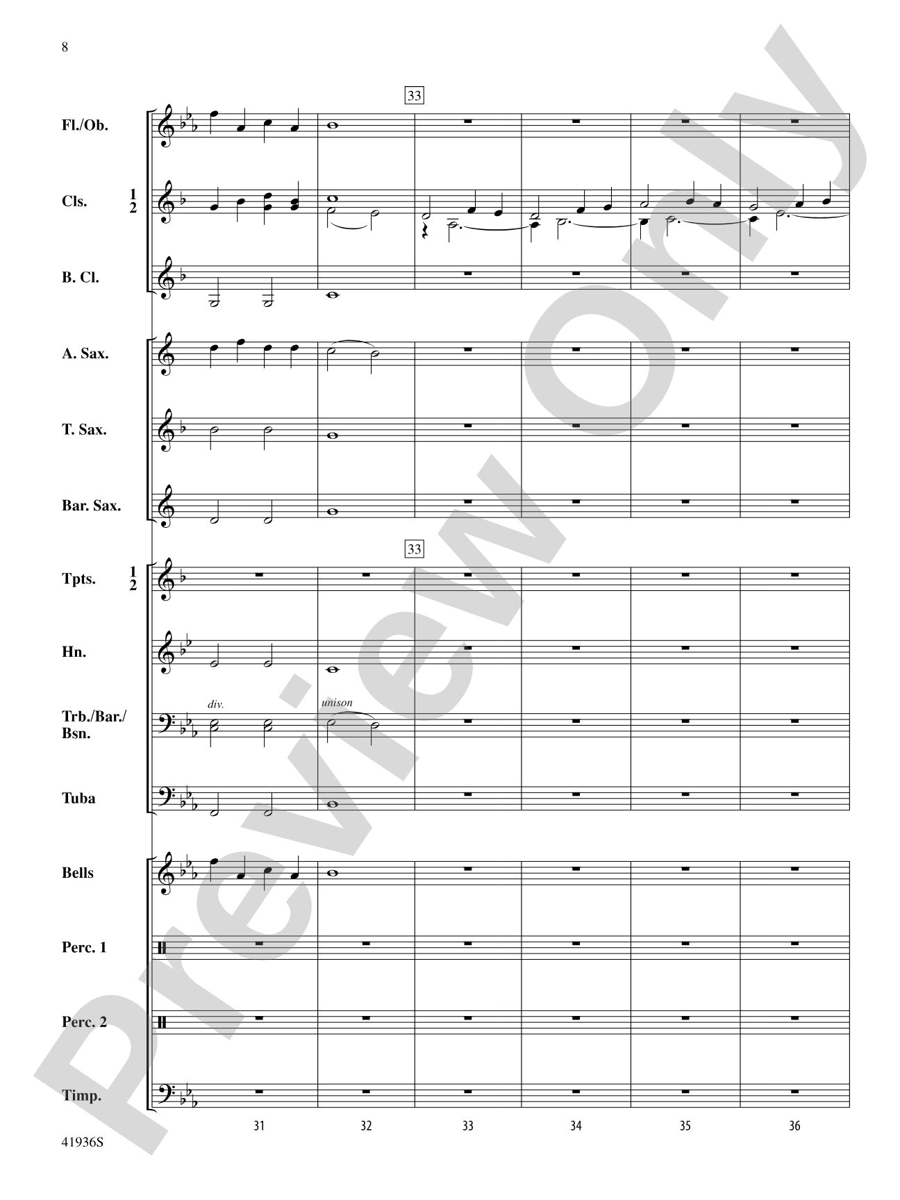 Shadowlands: Concert Band Conductor Score & Parts