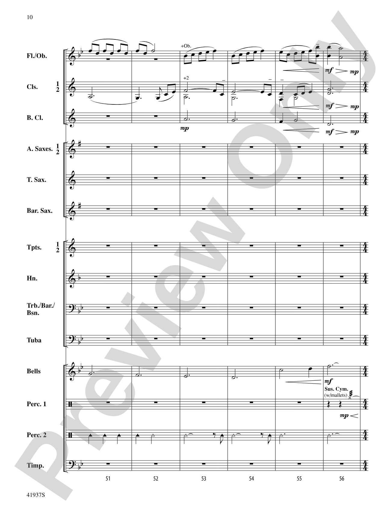Canticulum: Concert Band Conductor Score & Parts