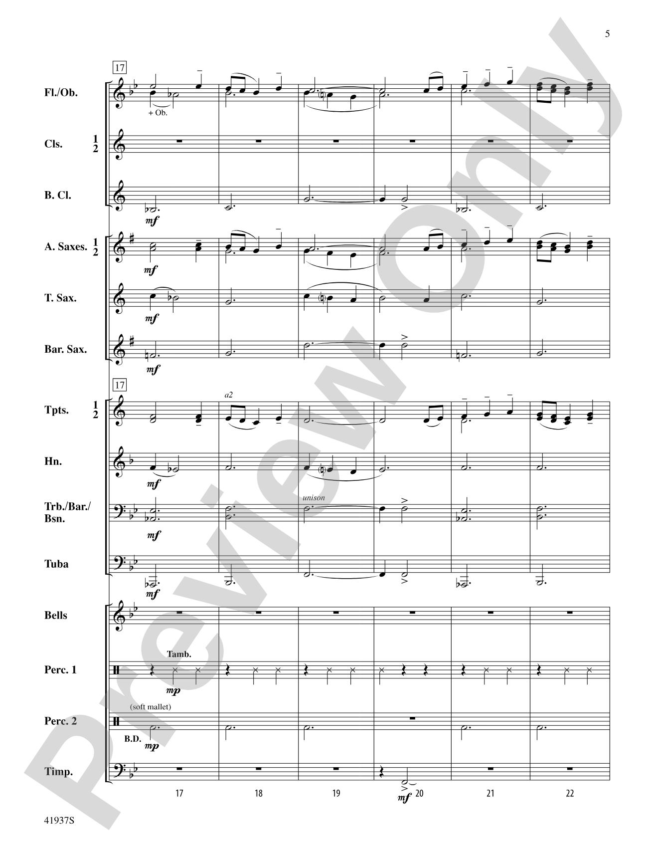 Canticulum: Concert Band Conductor Score & Parts