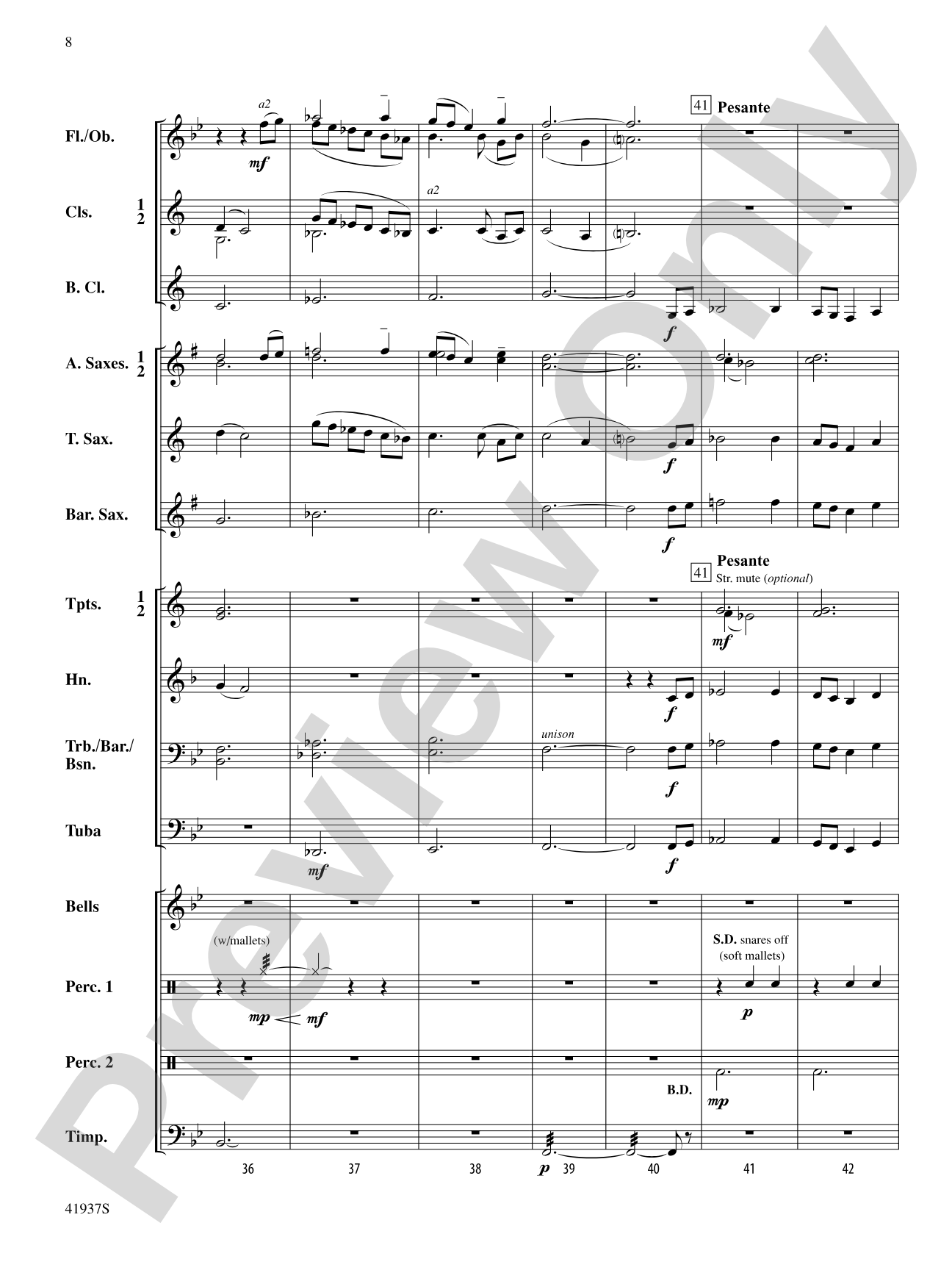 Canticulum: Concert Band Conductor Score & Parts