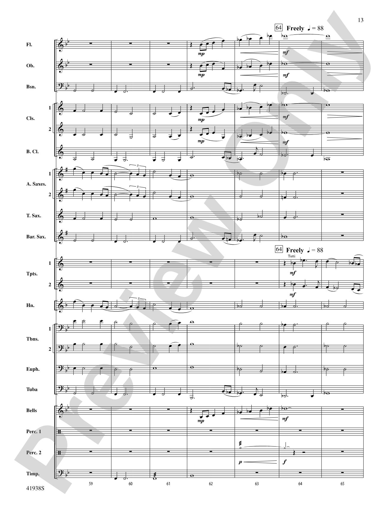 Melody Park: Concert Band Conductor Score & Parts