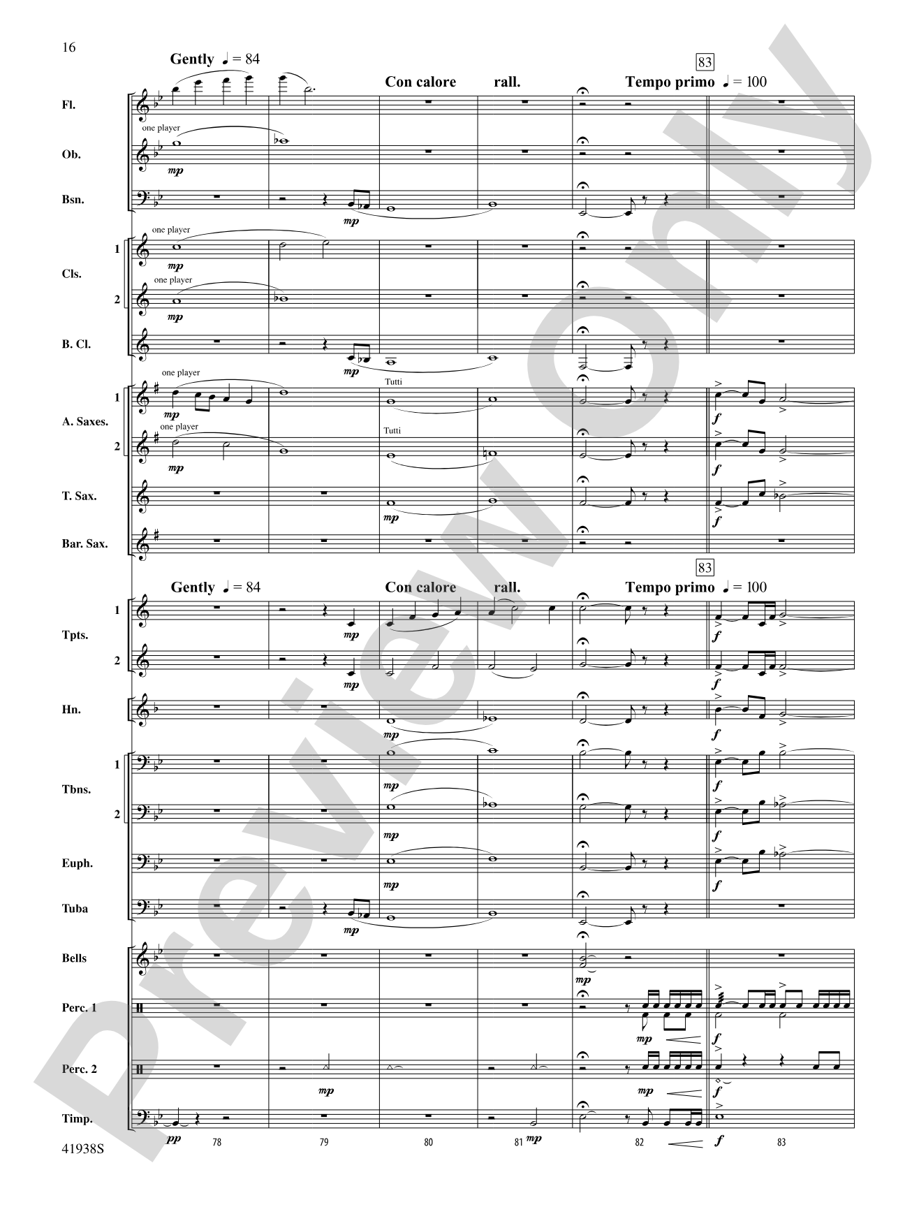 Melody Park: Concert Band Conductor Score & Parts
