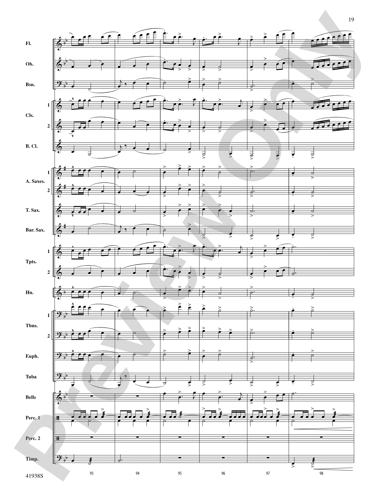 Melody Park: Concert Band Conductor Score & Parts