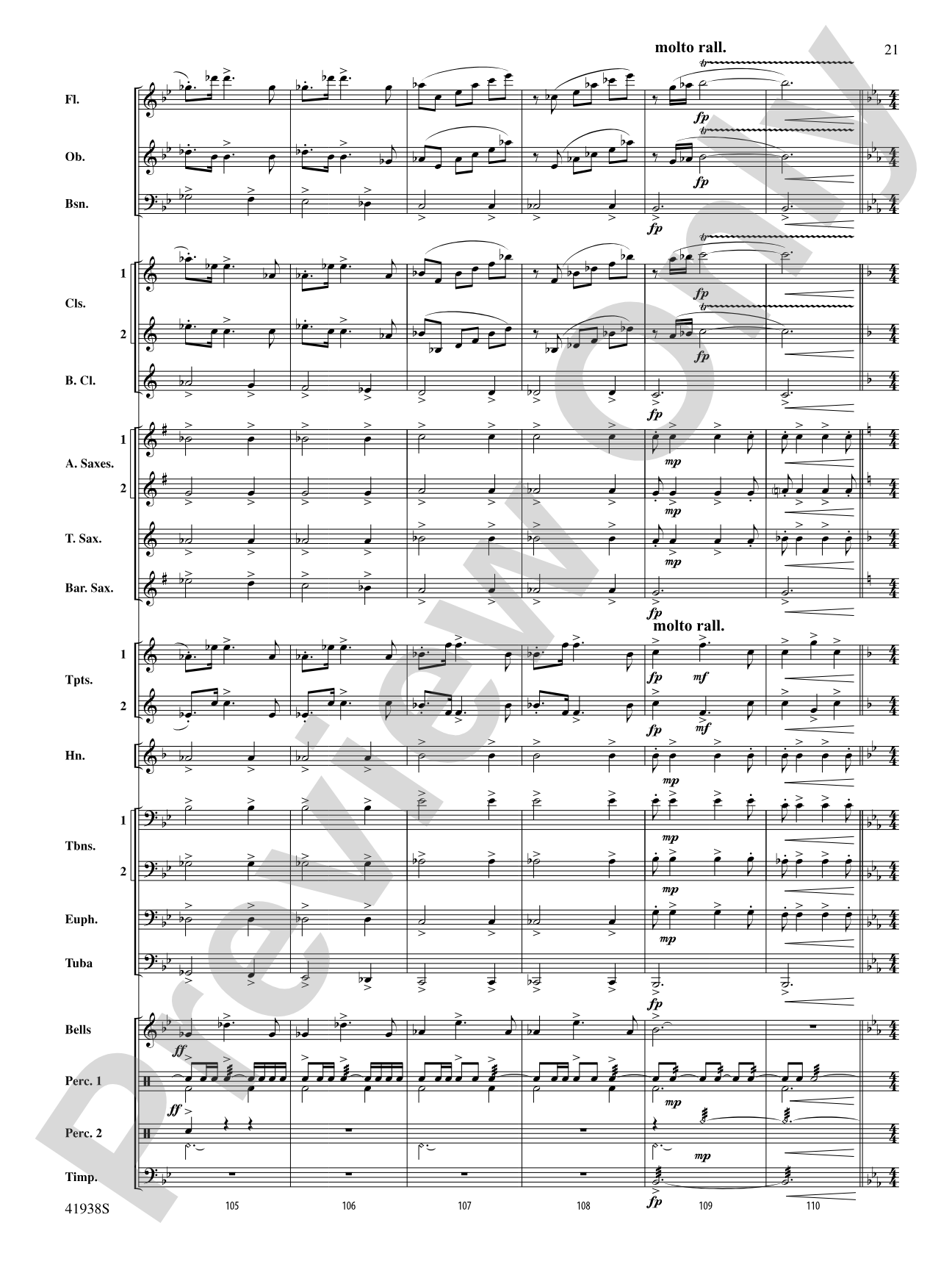Melody Park: Concert Band Conductor Score & Parts
