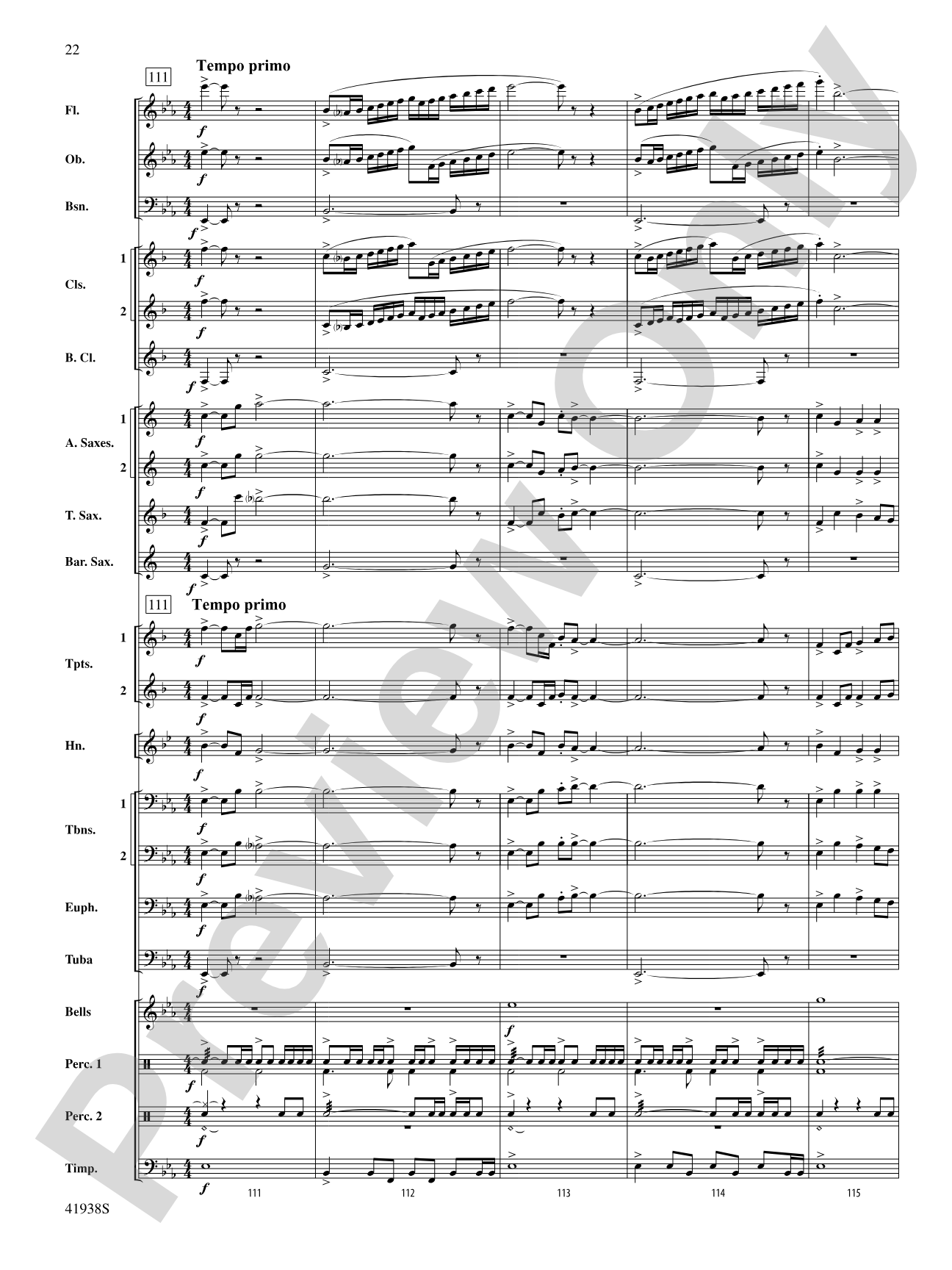 Melody Park: Concert Band Conductor Score & Parts