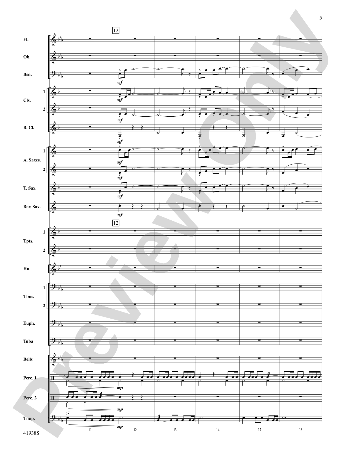 Melody Park: Concert Band Conductor Score & Parts