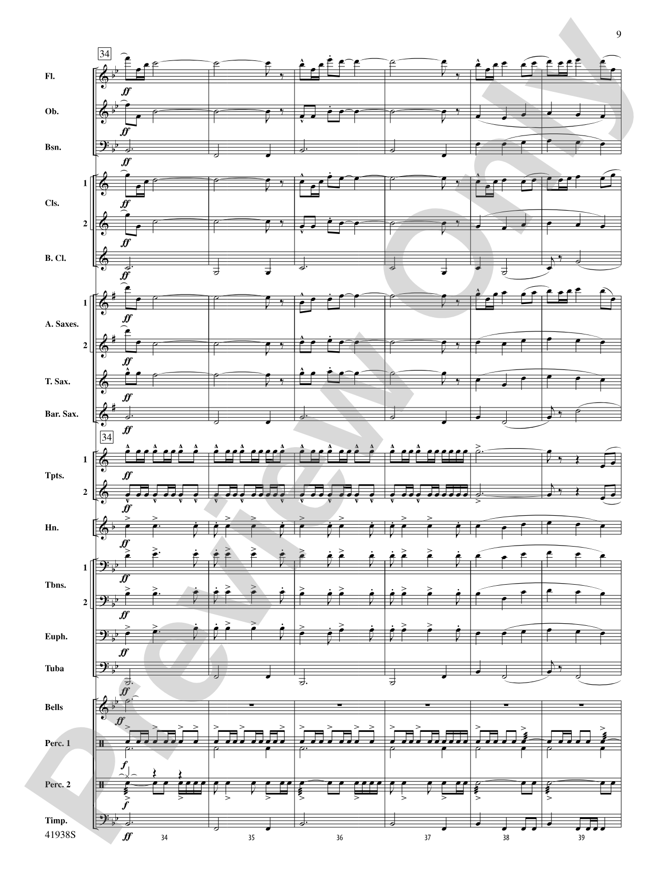 Melody Park: Concert Band Conductor Score & Parts
