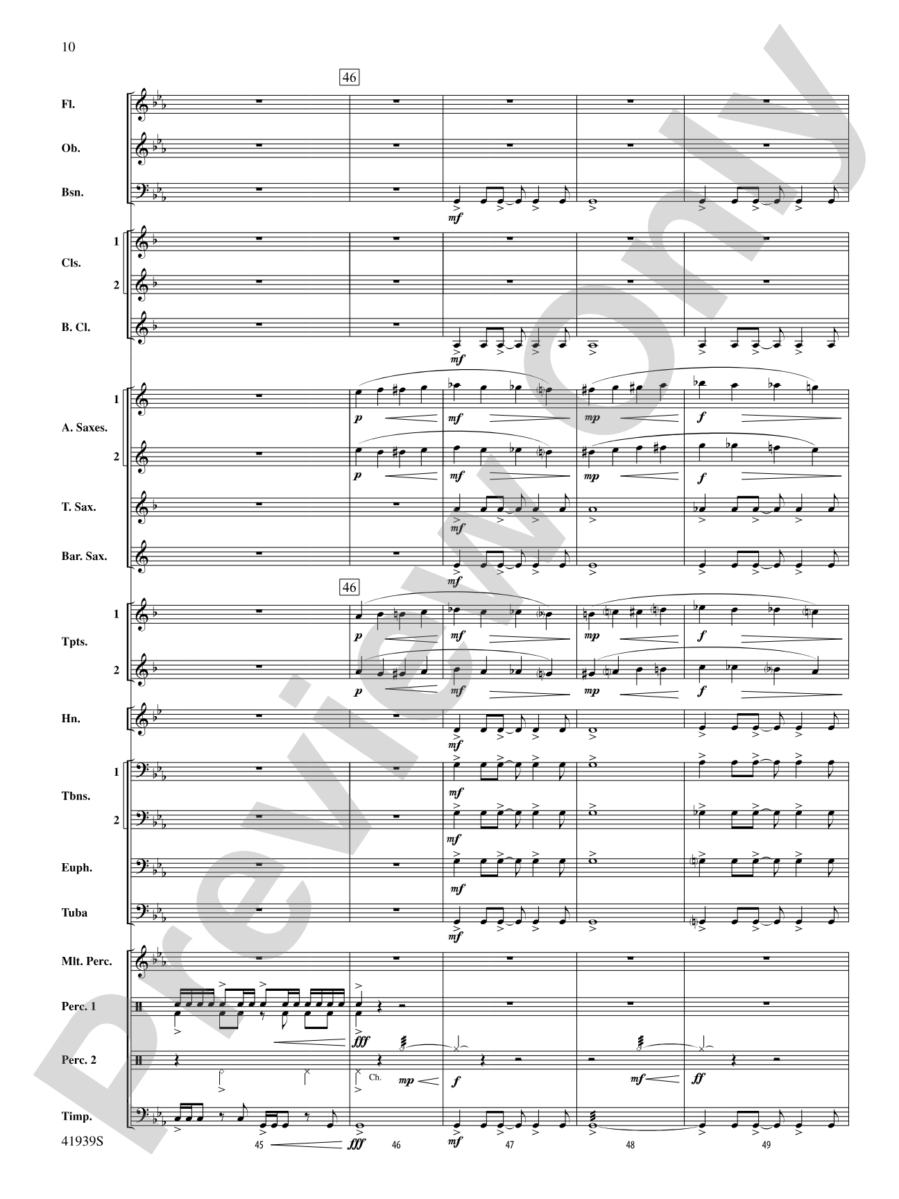 Storm Warning!: Concert Band Conductor Score & Parts