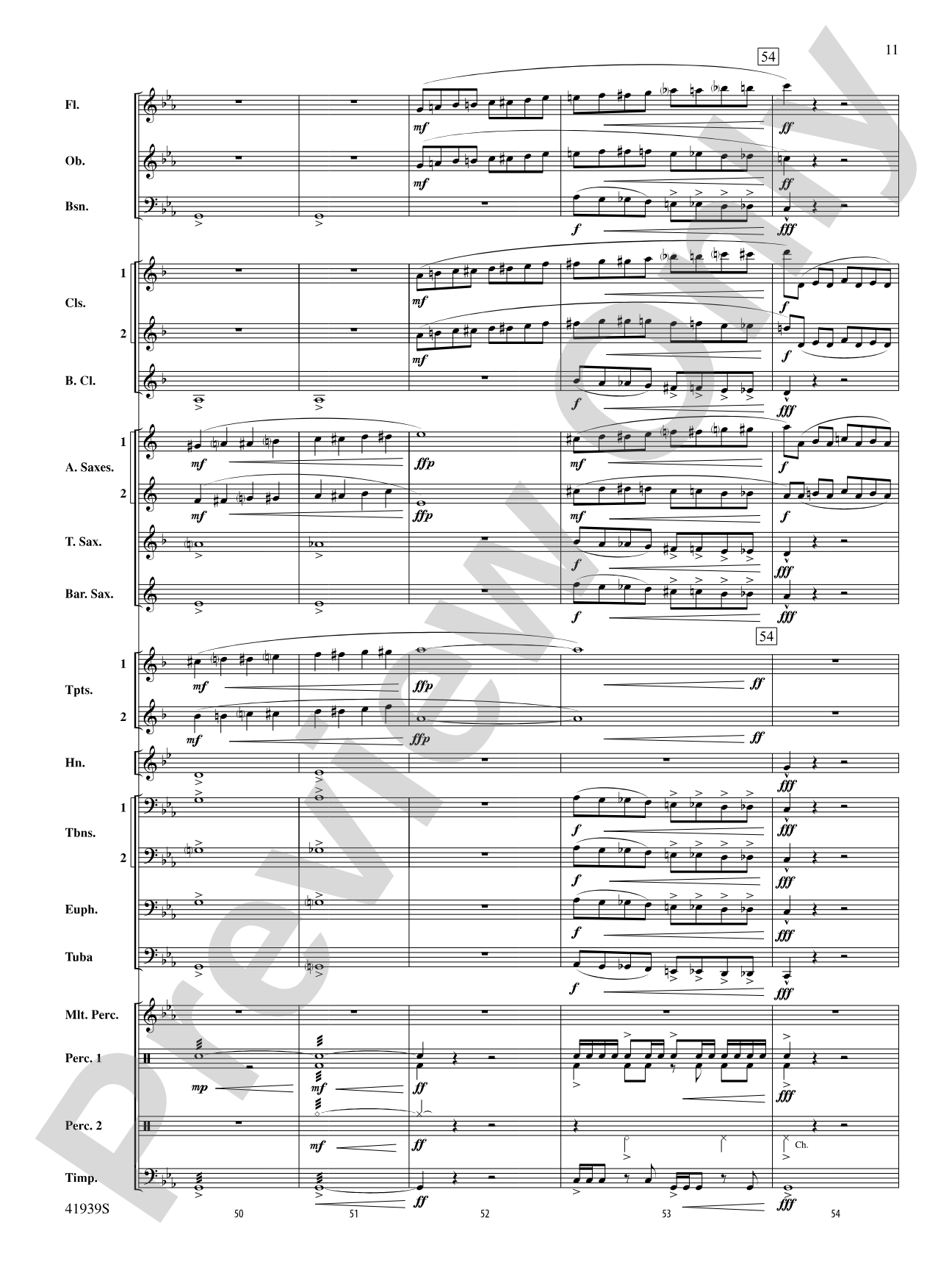 Storm Warning!: Concert Band Conductor Score & Parts