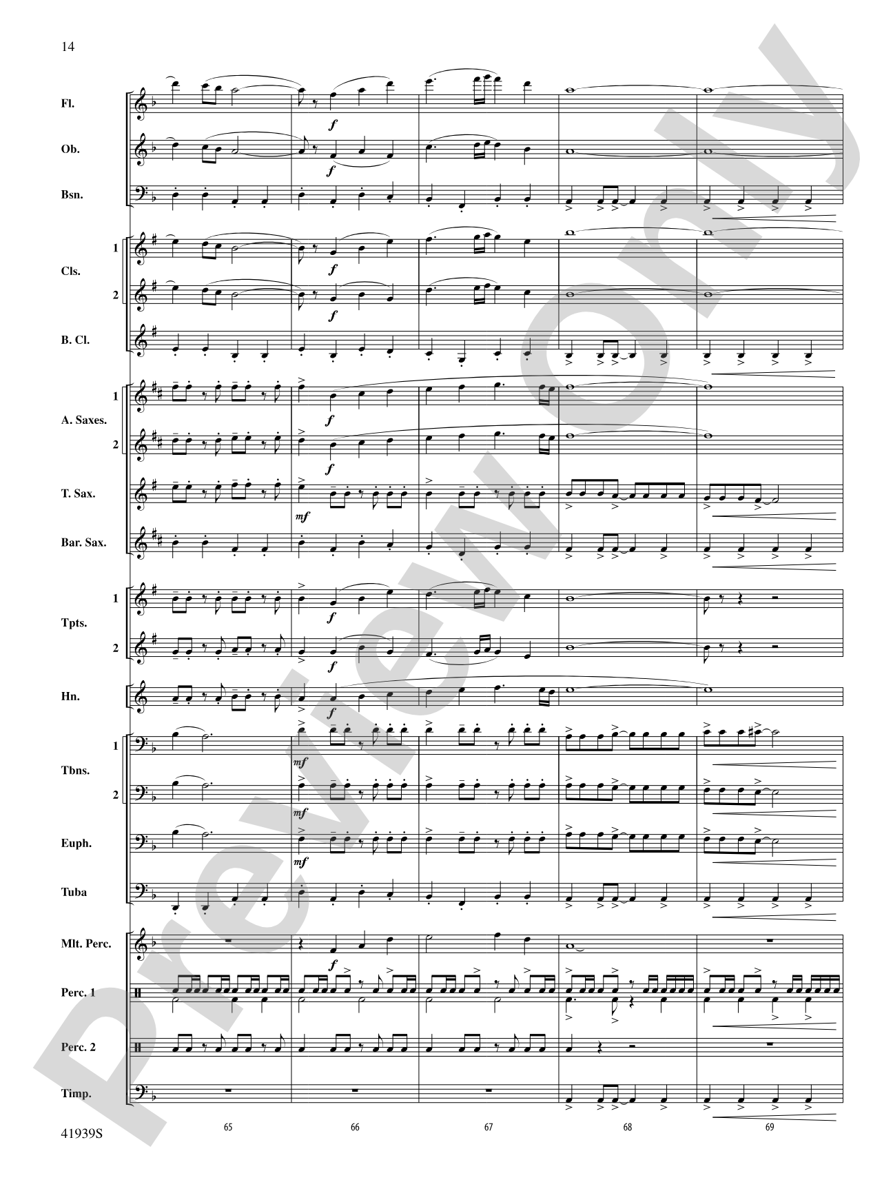 Storm Warning!: Concert Band Conductor Score & Parts