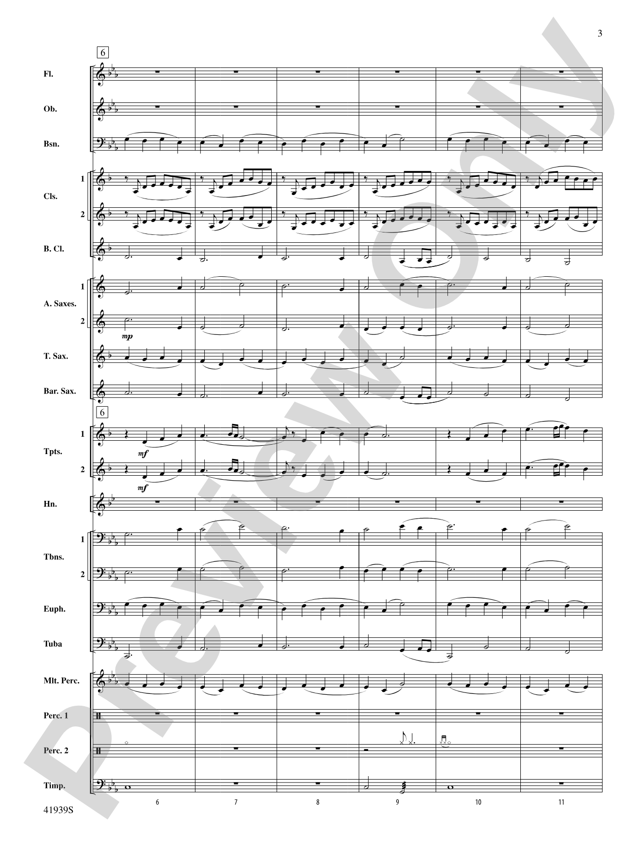 Storm Warning!: Concert Band Conductor Score & Parts