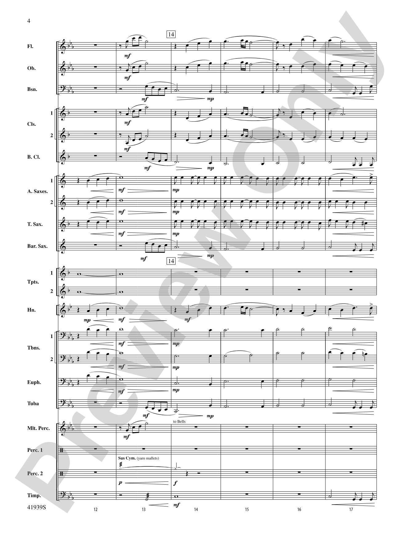 Storm Warning!: Concert Band Conductor Score & Parts