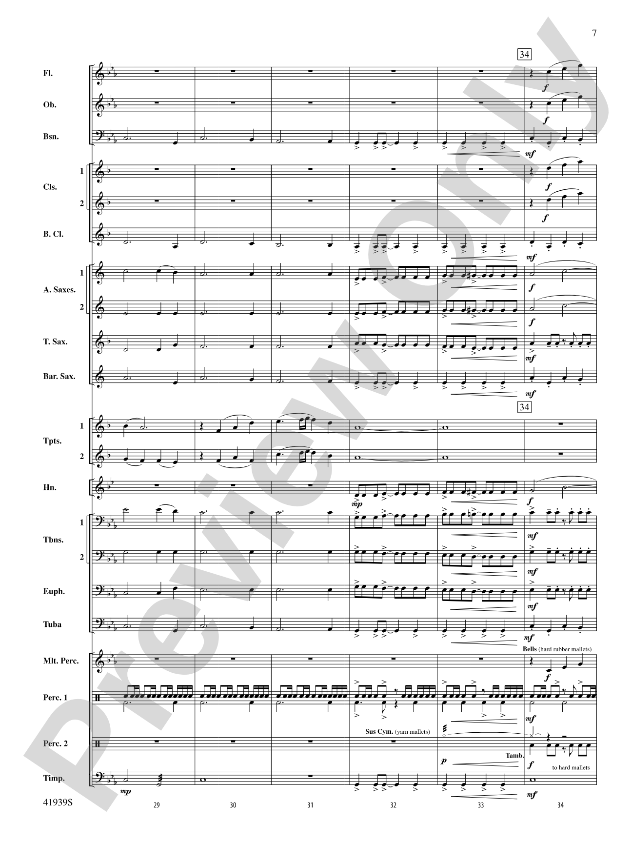 Storm Warning!: Concert Band Conductor Score & Parts