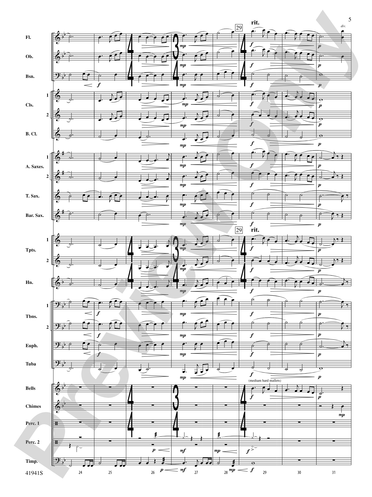 Forgotten Heroes: Concert Band Conductor Score & Parts