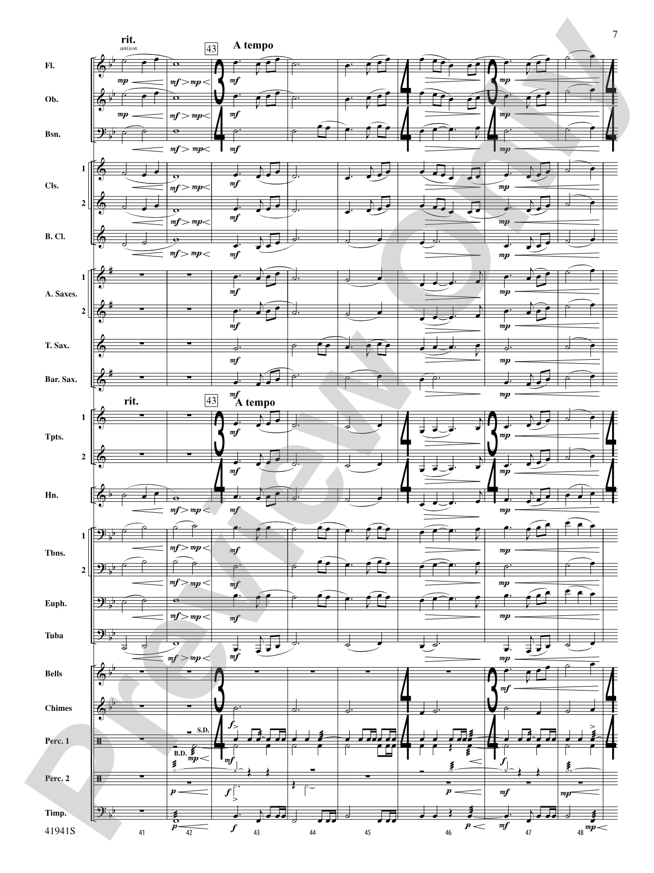 Forgotten Heroes: Concert Band Conductor Score & Parts
