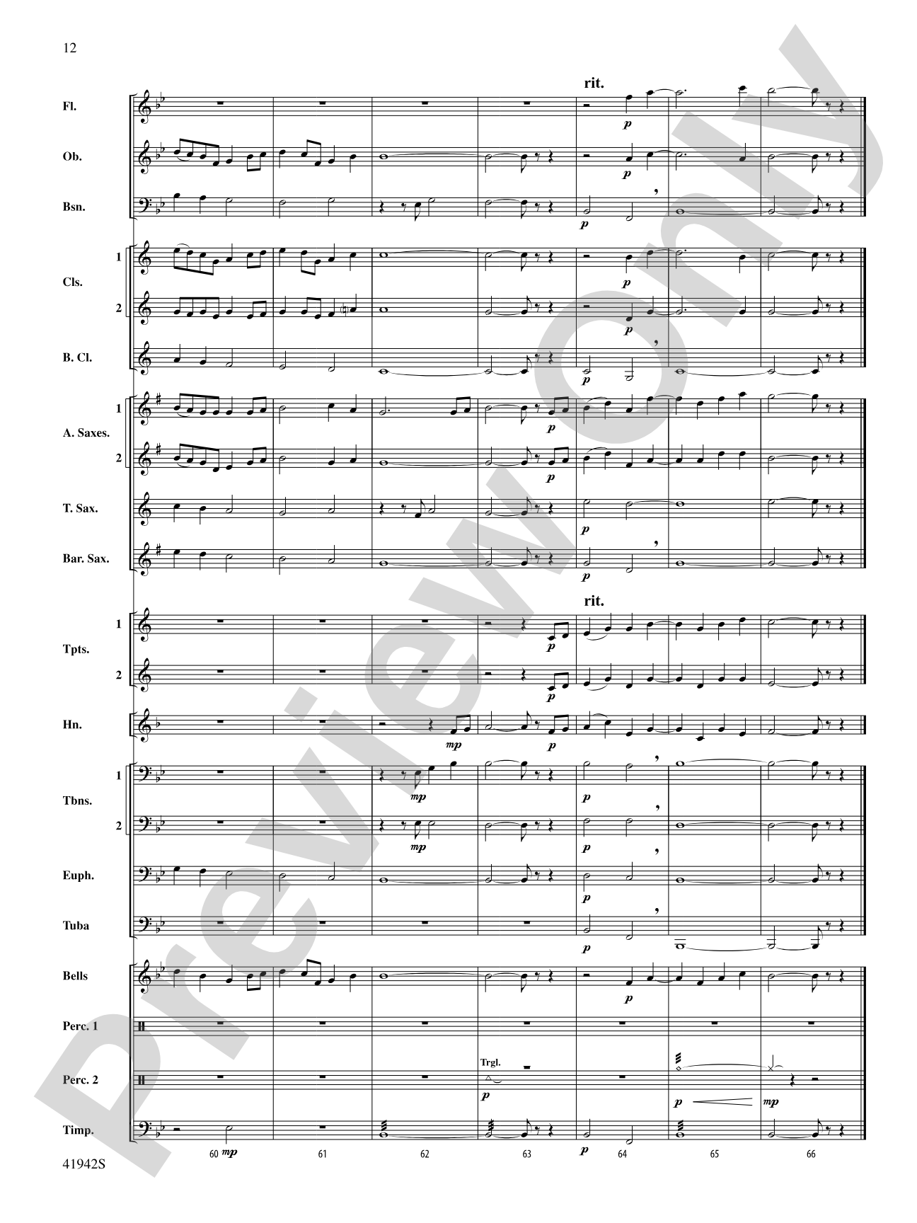 In My Garden: Concert Band Conductor Score & Parts