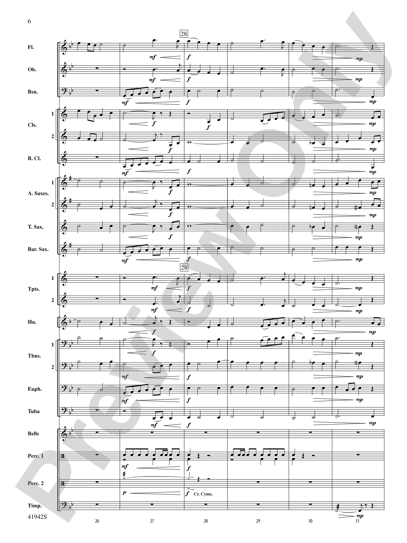 In My Garden: Concert Band Conductor Score & Parts