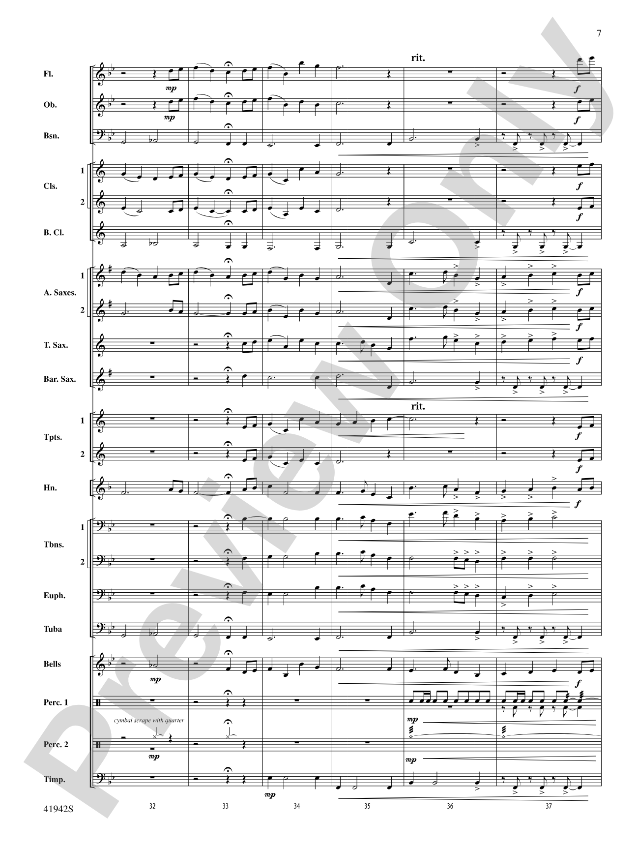In My Garden: Concert Band Conductor Score & Parts