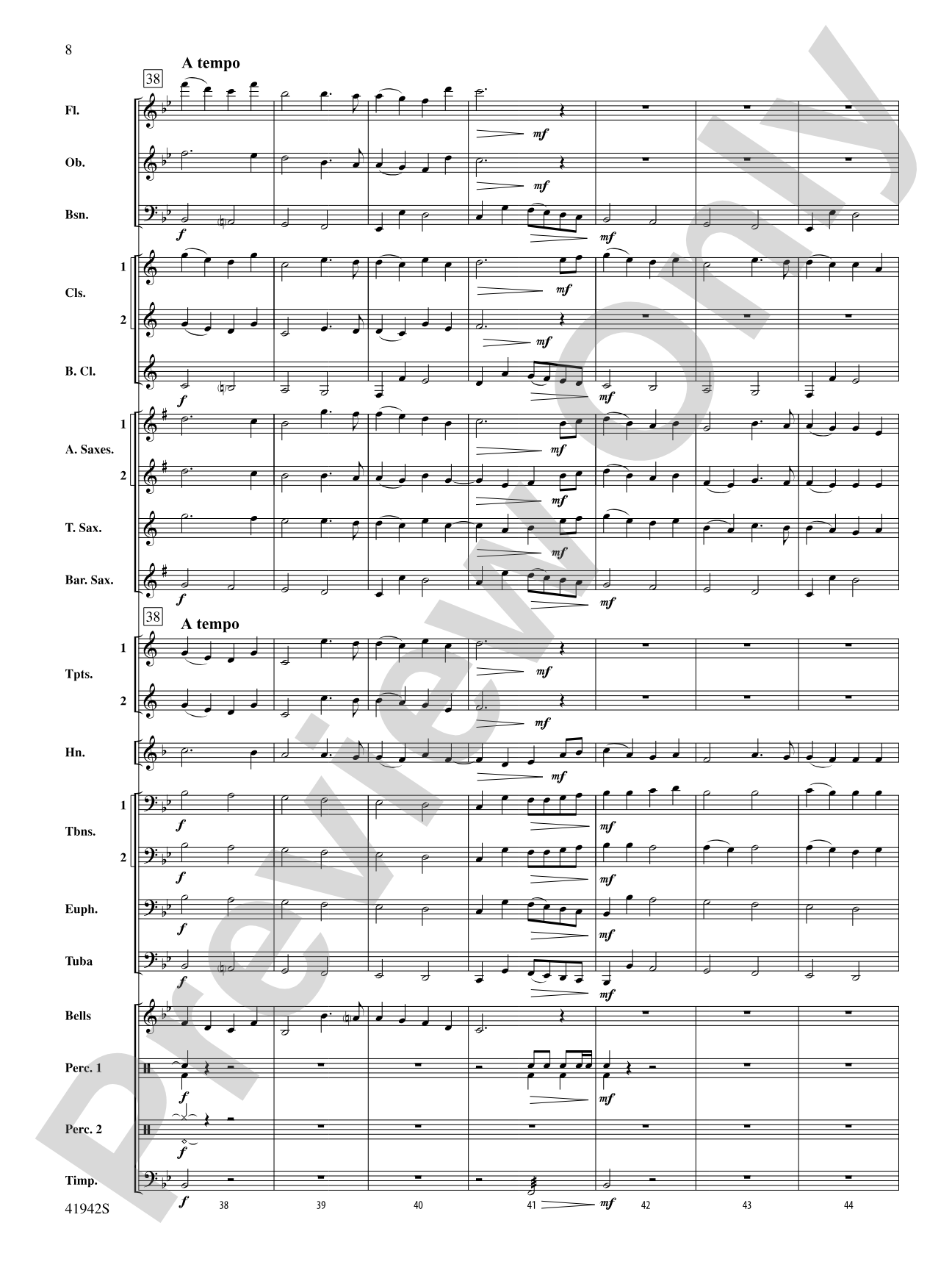 In My Garden: Concert Band Conductor Score & Parts