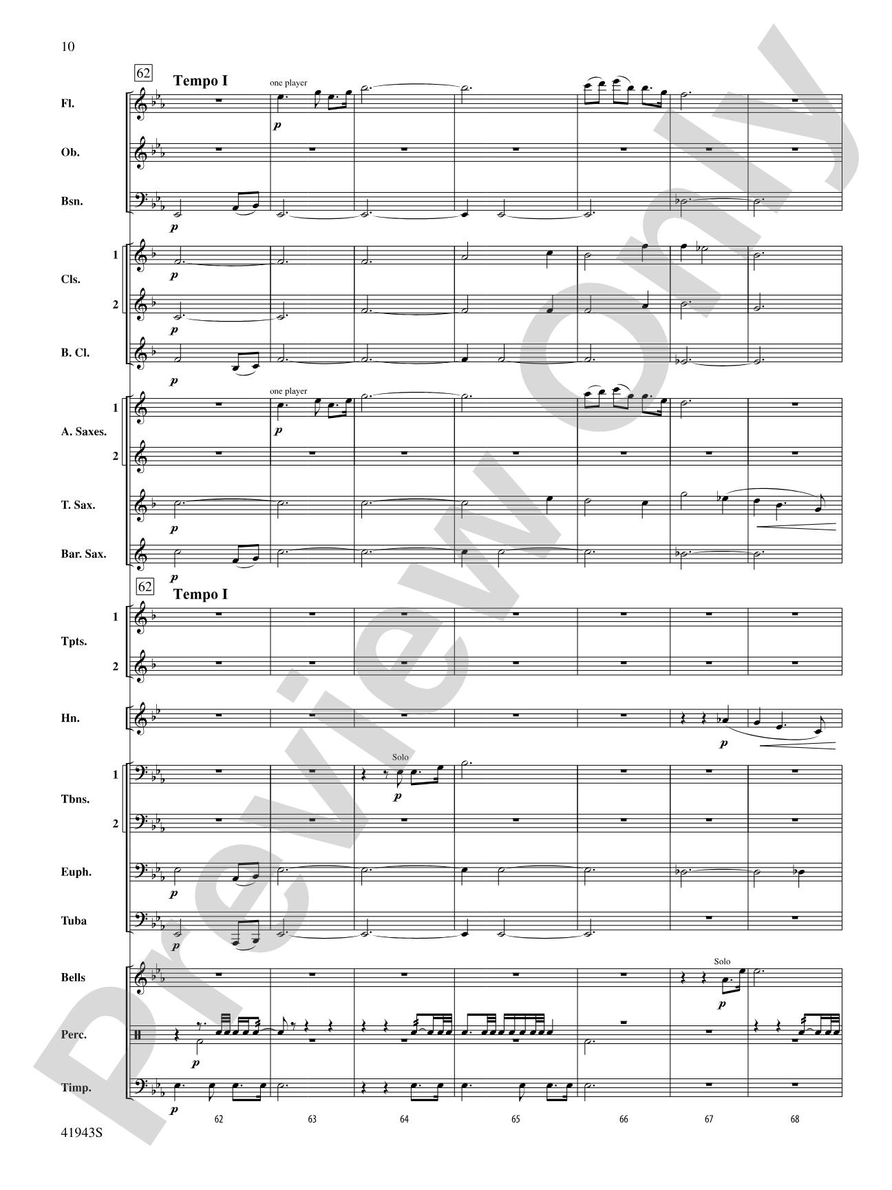 To Absent Friends: Concert Band Conductor Score & Parts