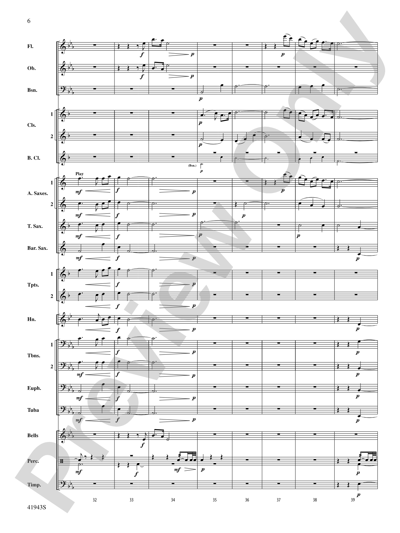 To Absent Friends: Concert Band Conductor Score & Parts