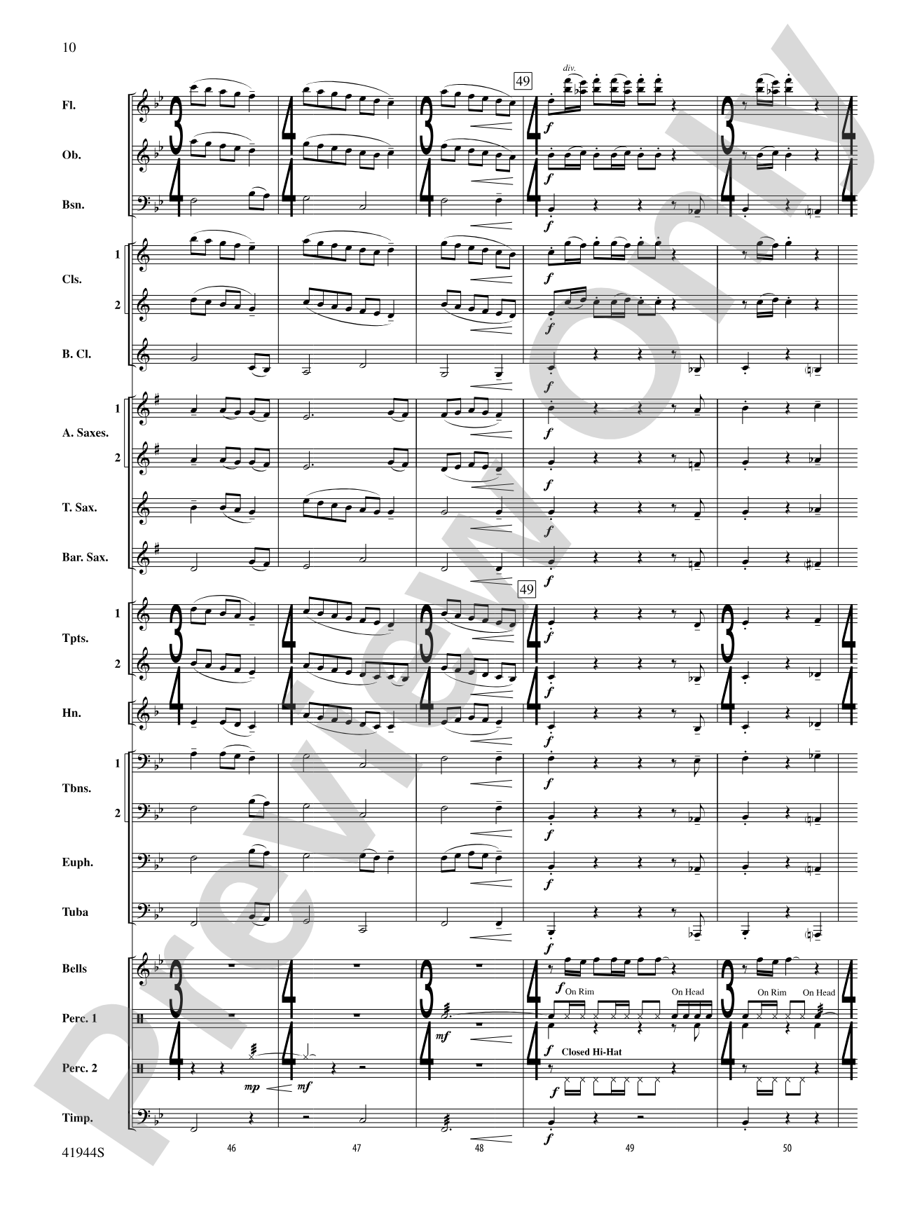 Alternate Time: Concert Band Conductor Score & Parts