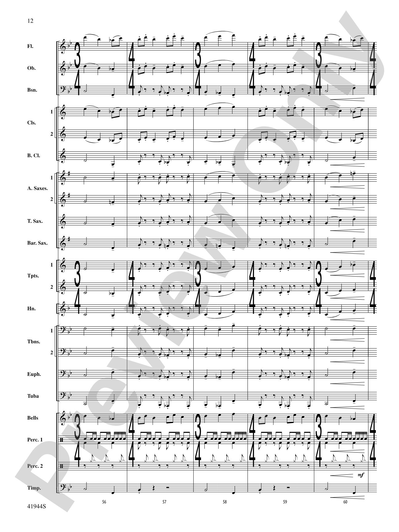 Alternate Time: Concert Band Conductor Score & Parts
