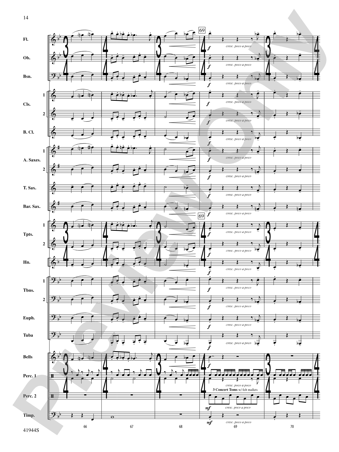 Alternate Time: Concert Band Conductor Score & Parts
