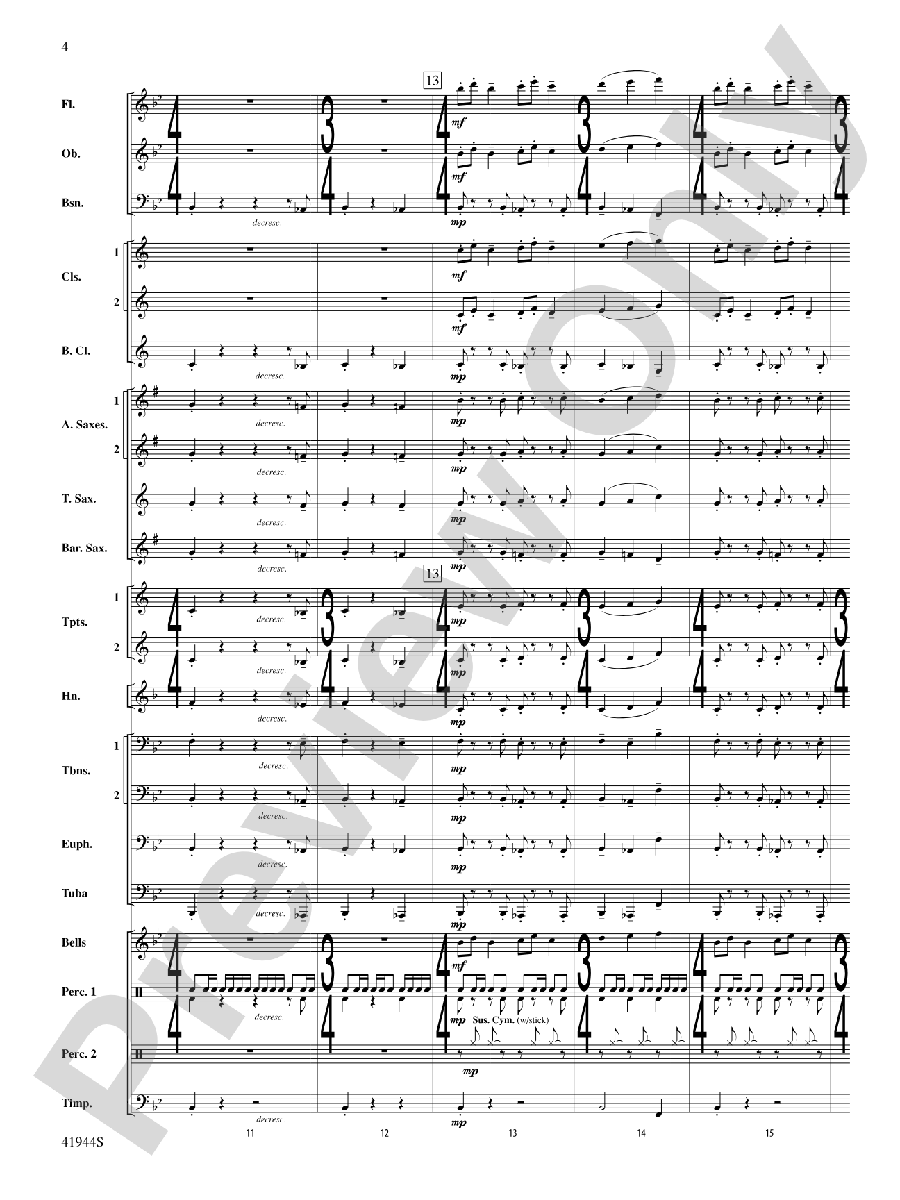 Alternate Time: Concert Band Conductor Score & Parts