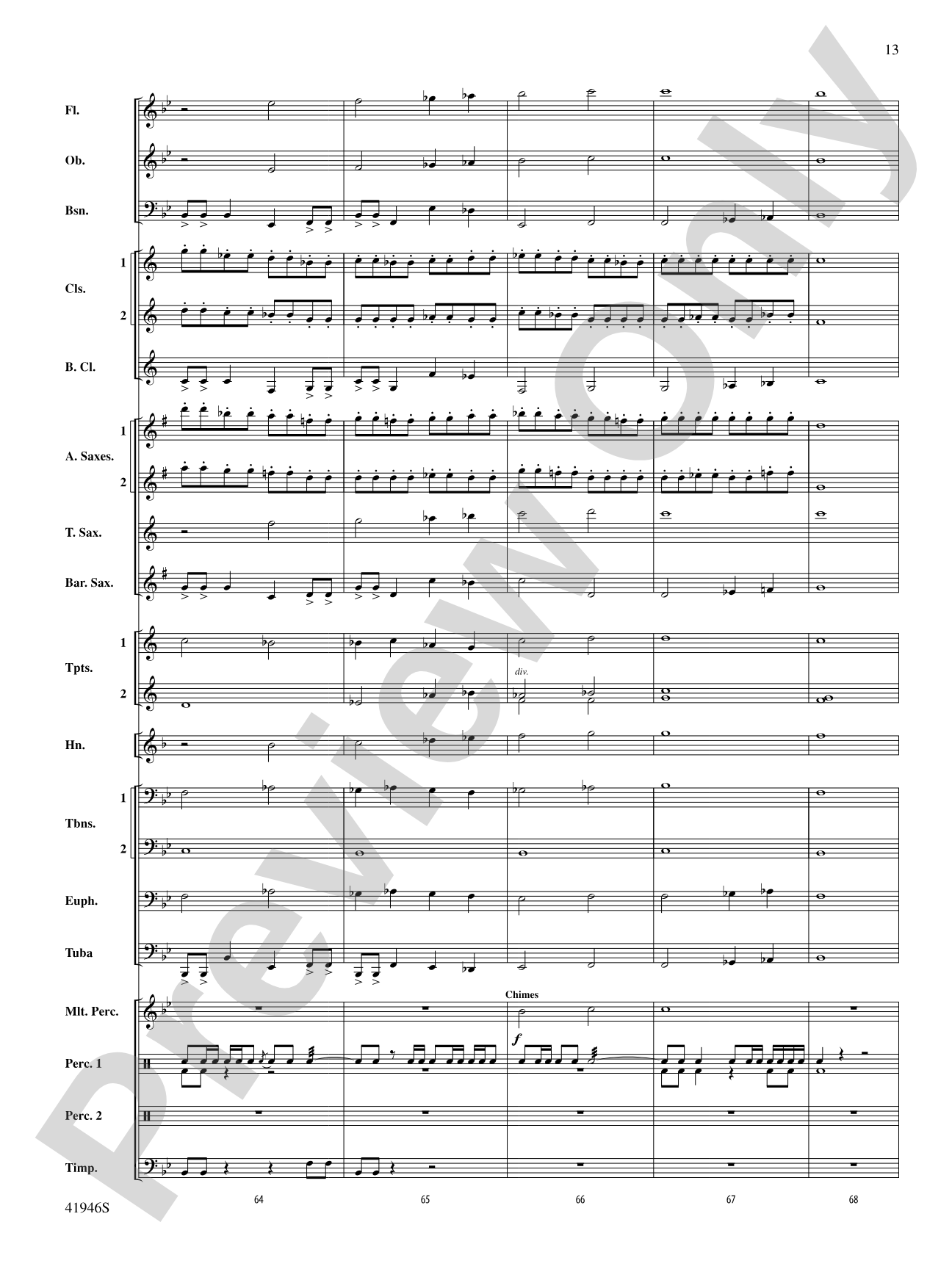 Echoes of Eternity: Concert Band Conductor Score & Parts