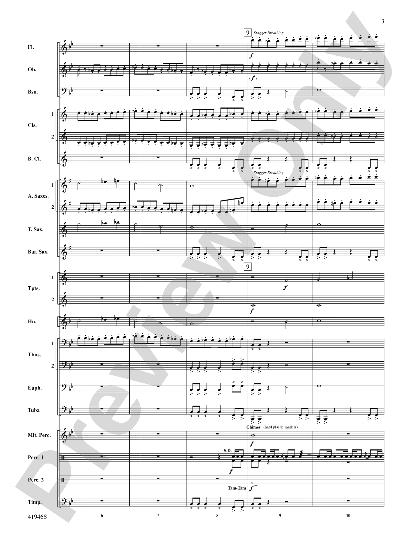 Echoes of Eternity: Concert Band Conductor Score & Parts