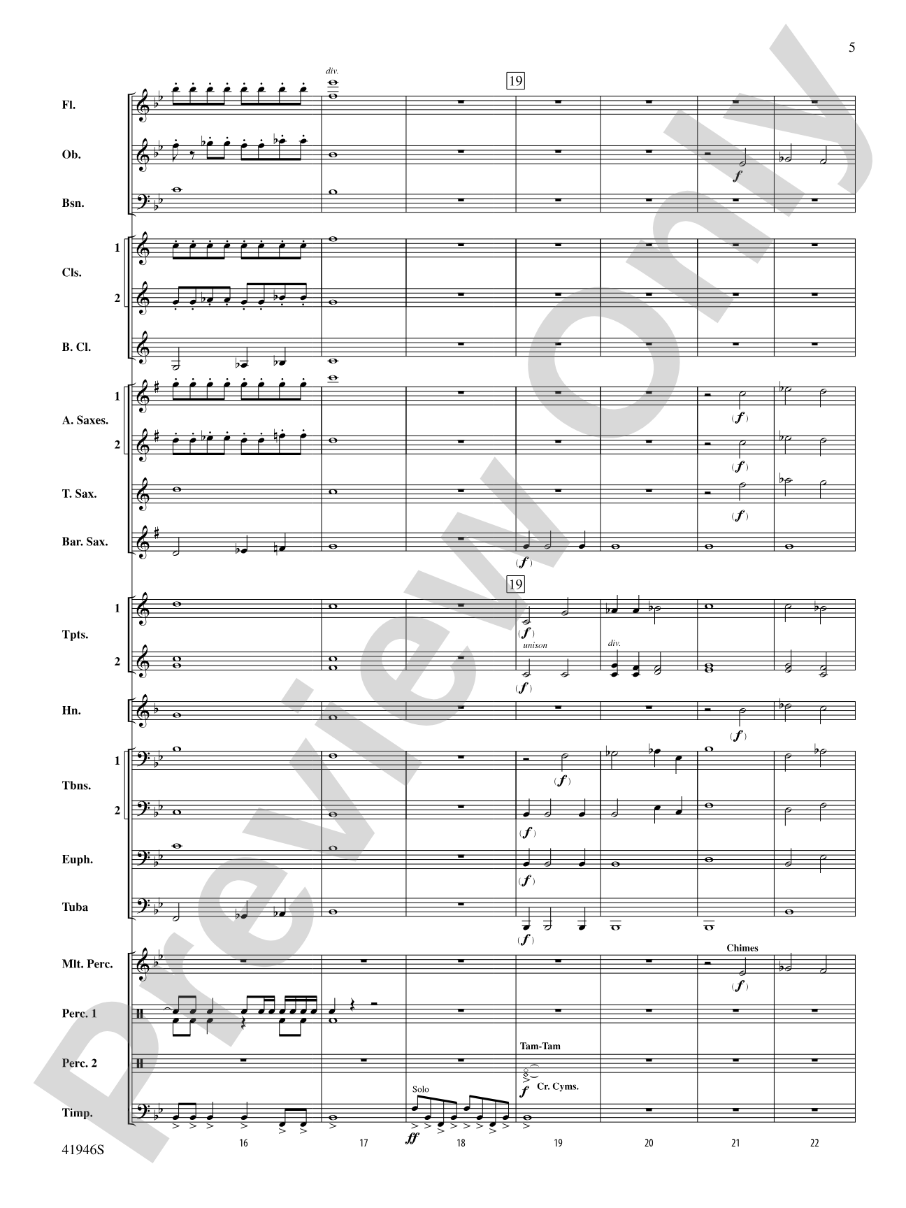 Echoes of Eternity: Concert Band Conductor Score & Parts