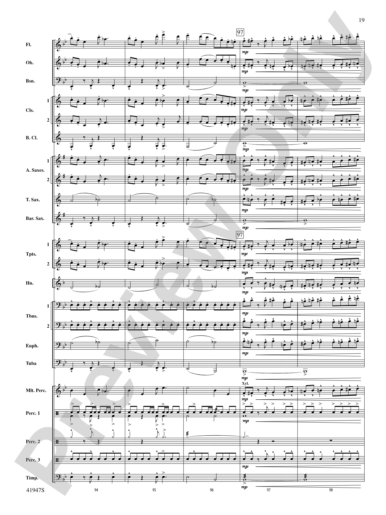 Escape!: Concert Band Conductor Score & Parts
