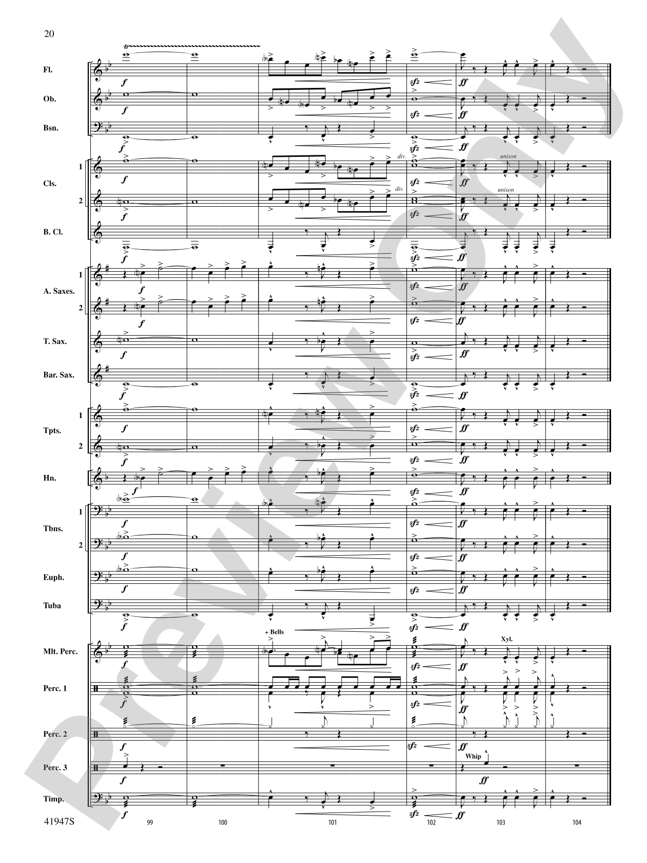 Escape!: Concert Band Conductor Score & Parts