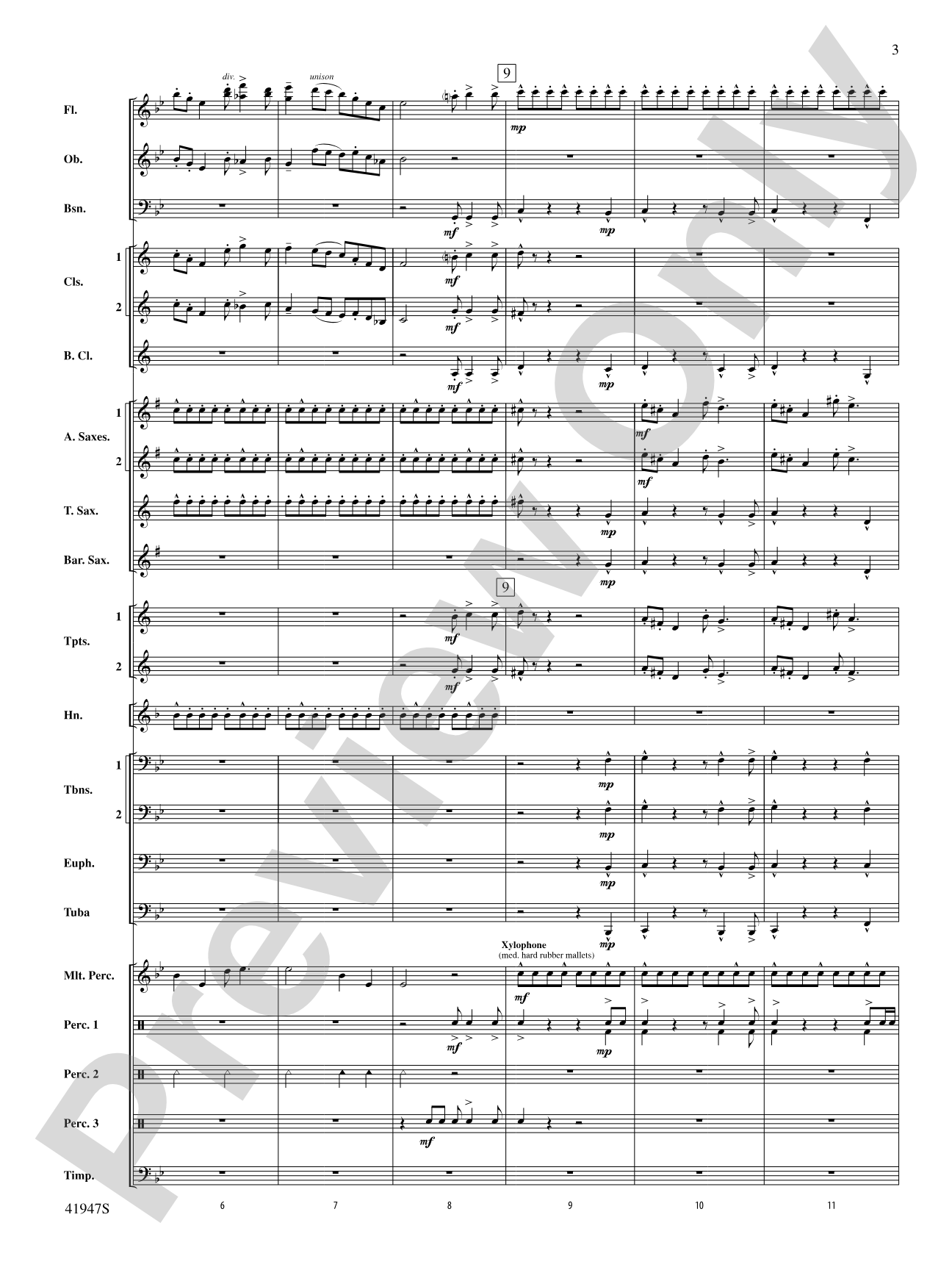 Escape!: Concert Band Conductor Score & Parts