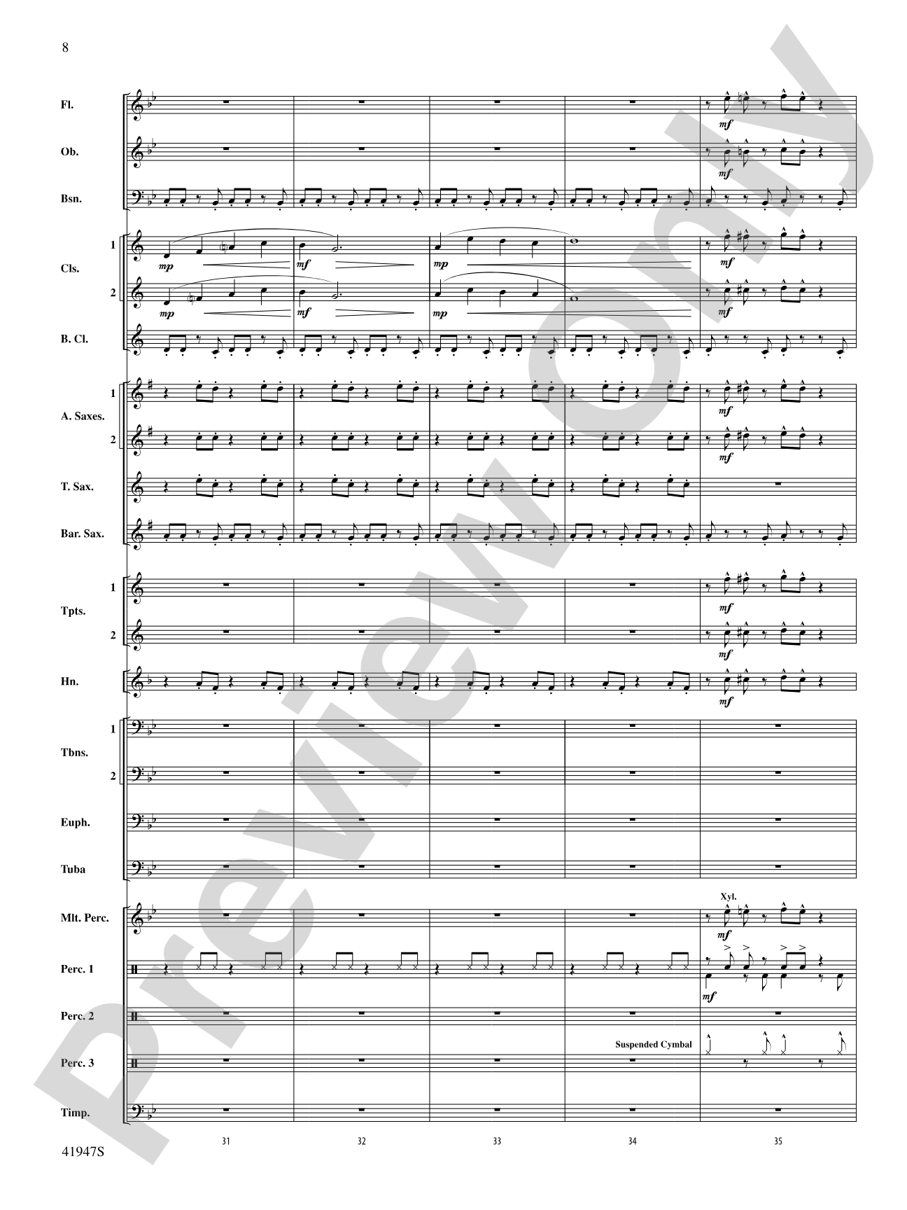 Escape!: Concert Band Conductor Score & Parts