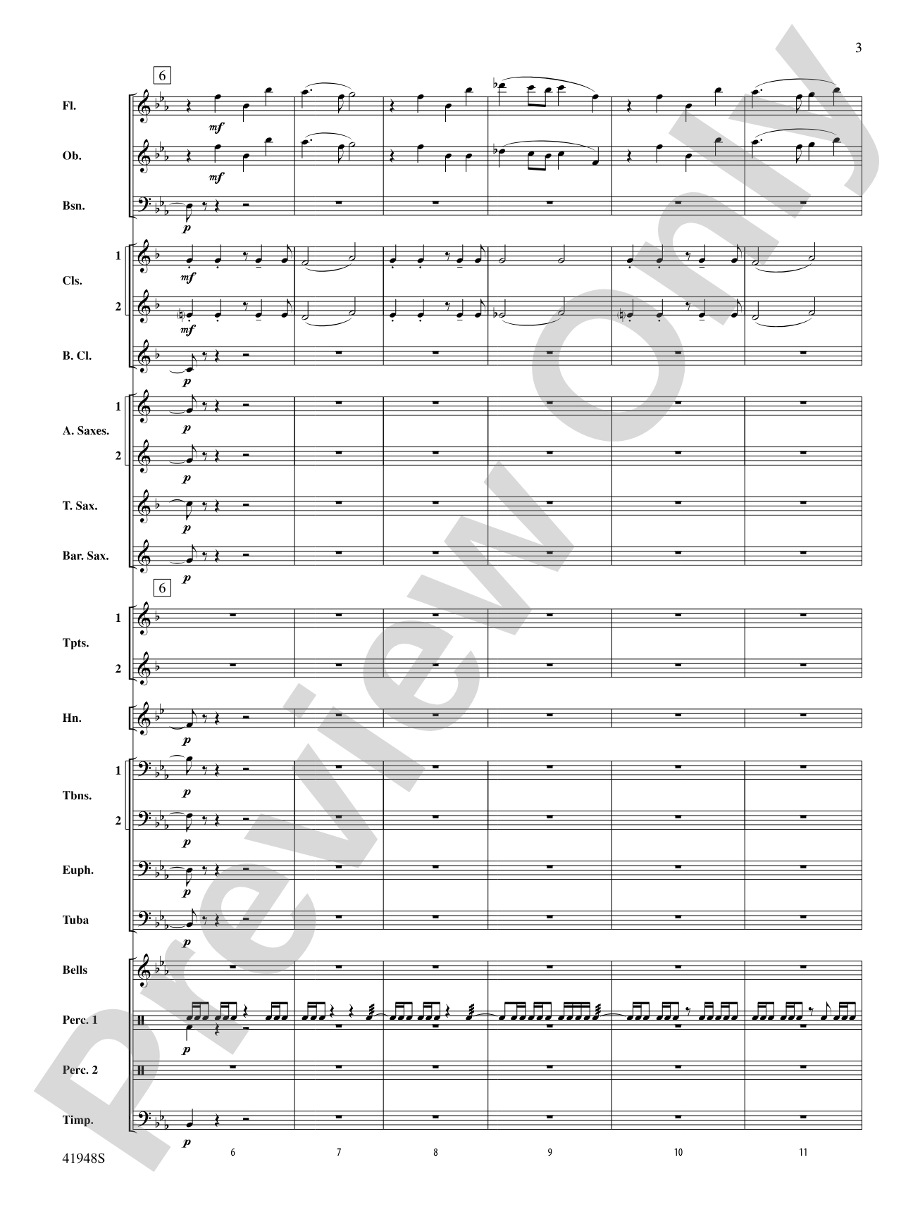 Sails: Concert Band Conductor Score & Parts