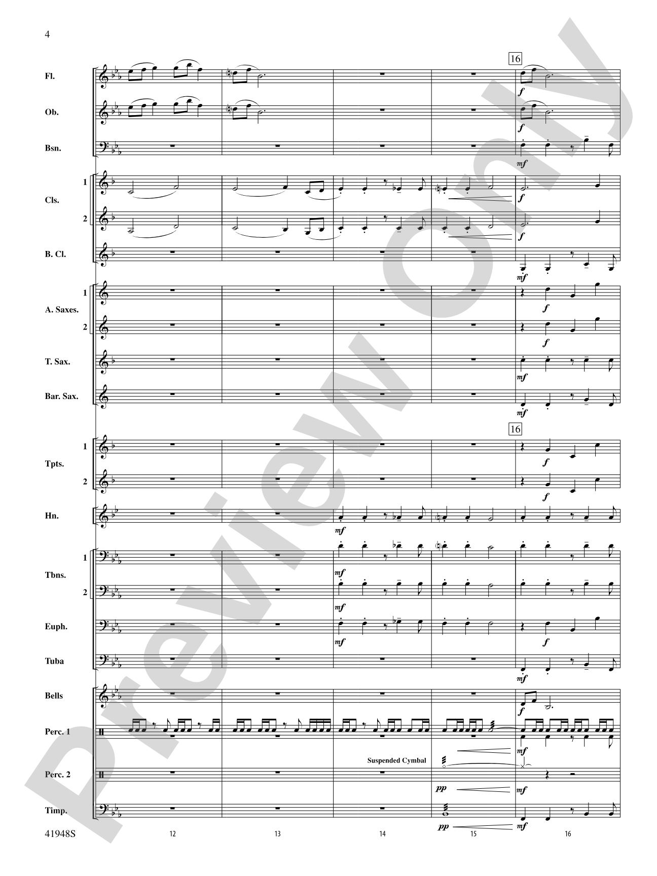 Sails: Concert Band Conductor Score & Parts