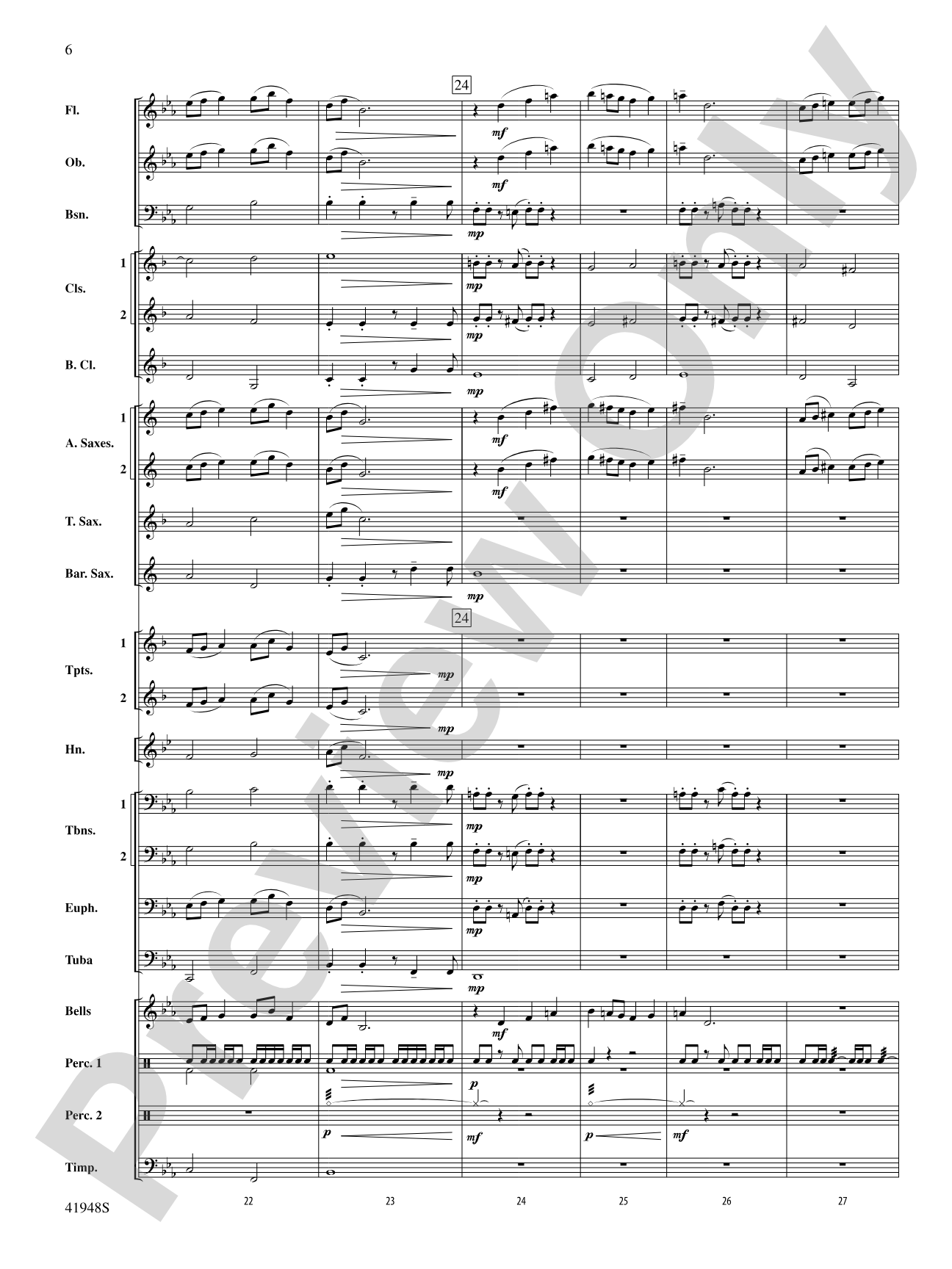 Sails: Concert Band Conductor Score & Parts