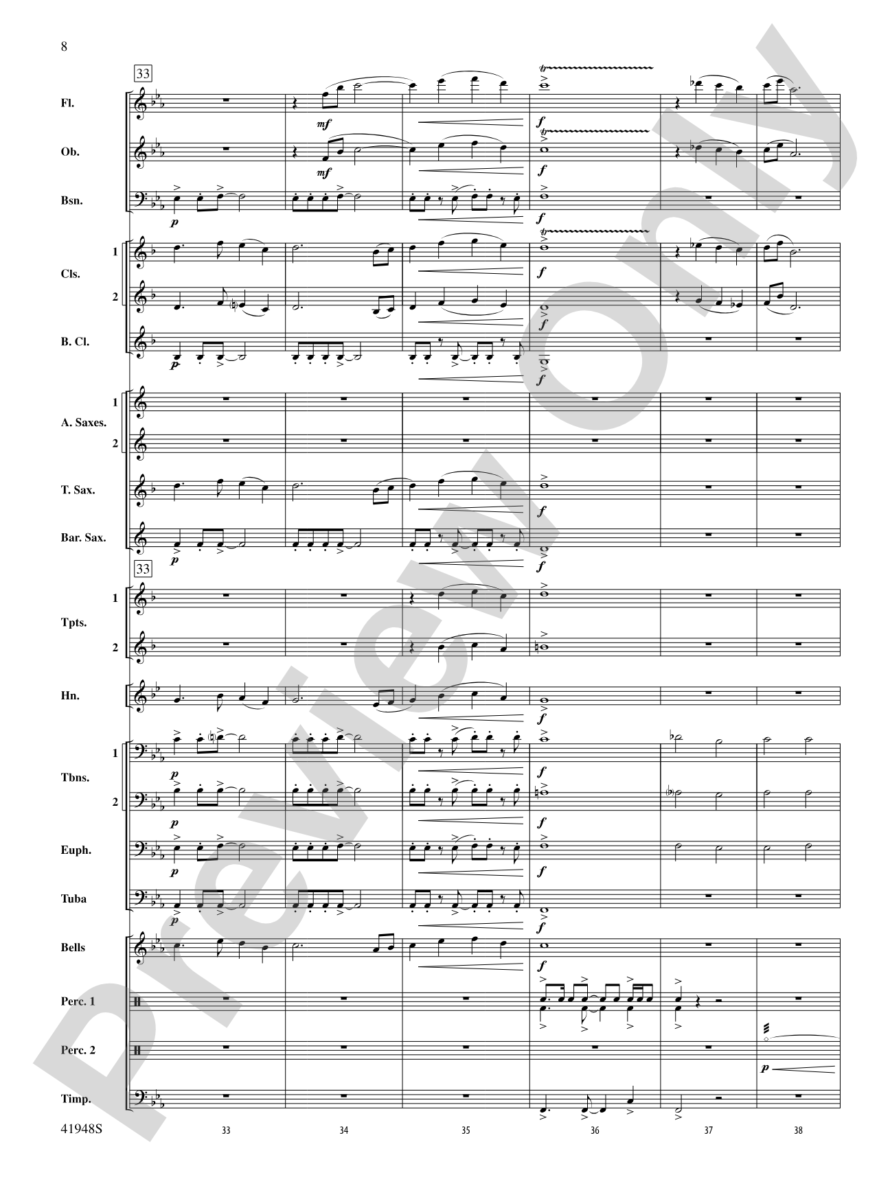 Sails: Concert Band Conductor Score & Parts