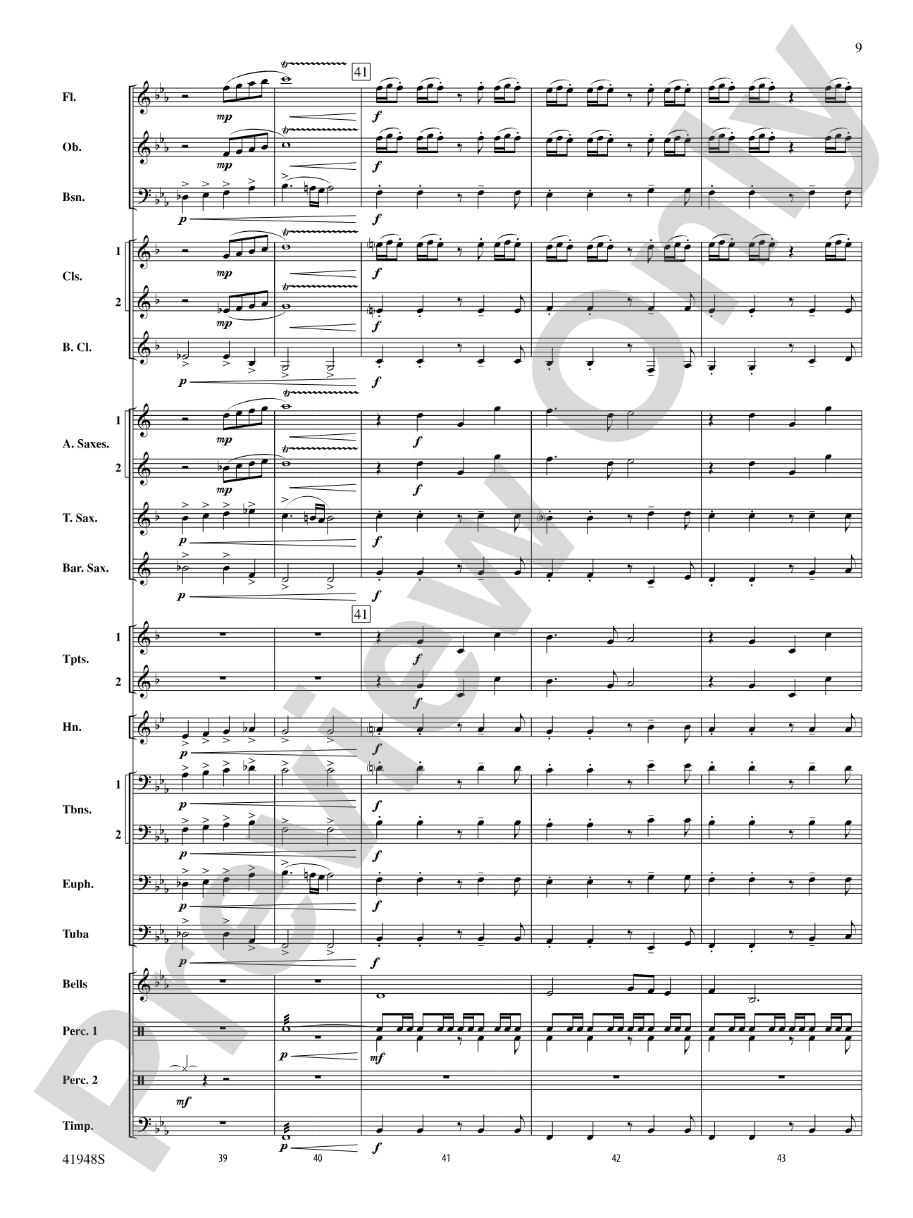 Sails: Concert Band Conductor Score & Parts