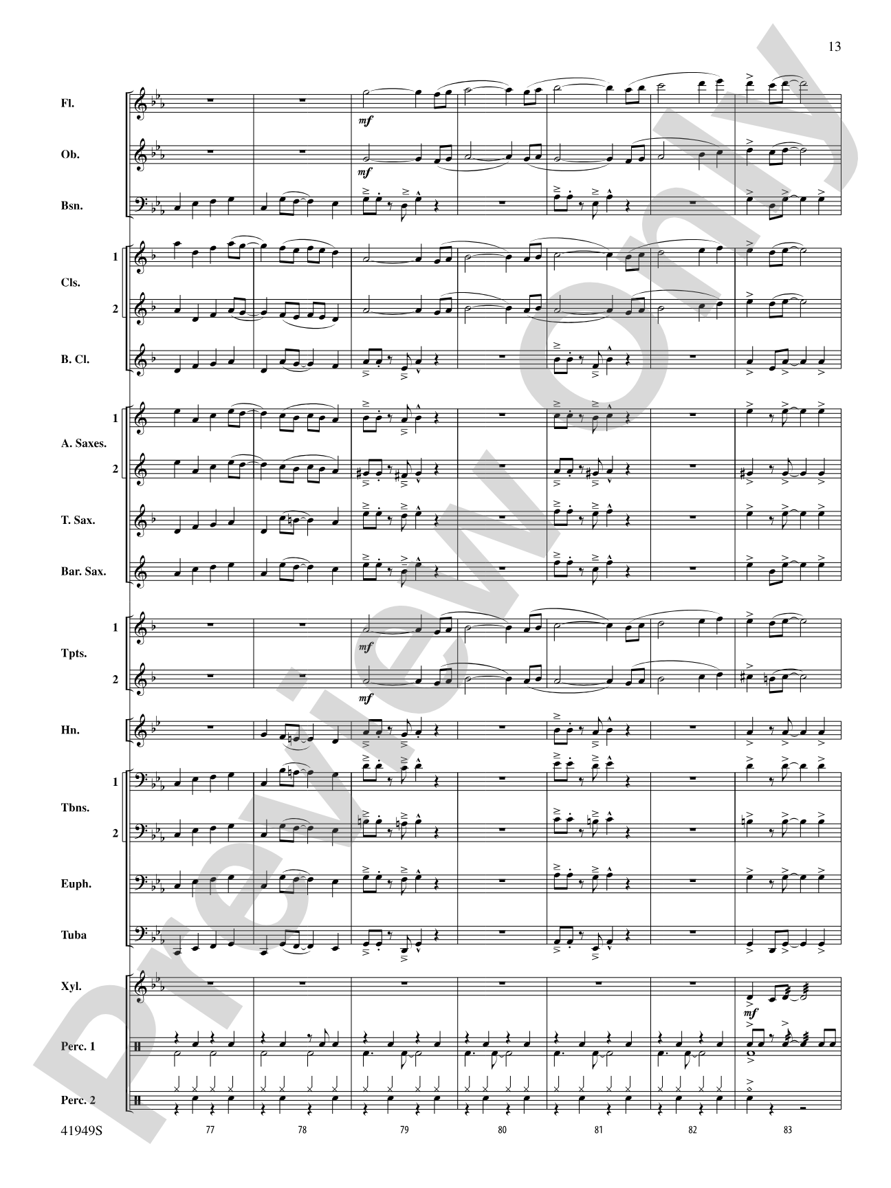 Camino del Sol: Concert Band Conductor Score & Parts