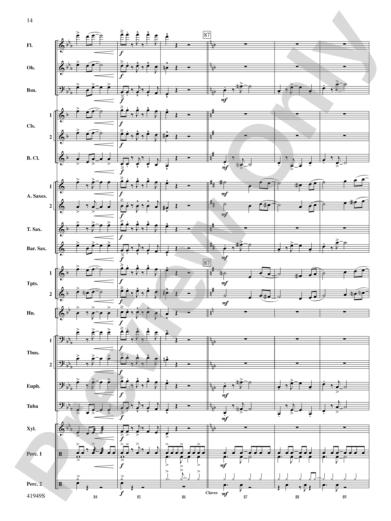Camino del Sol: Concert Band Conductor Score & Parts