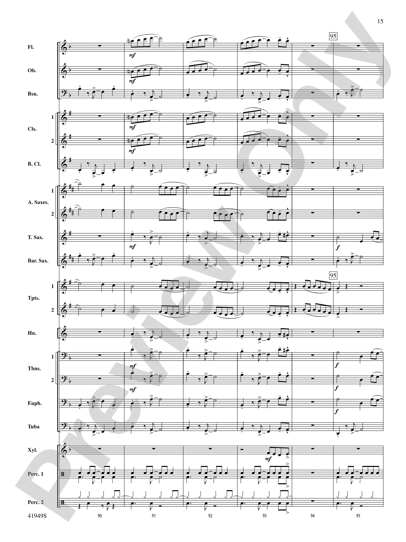 Camino del Sol: Concert Band Conductor Score & Parts