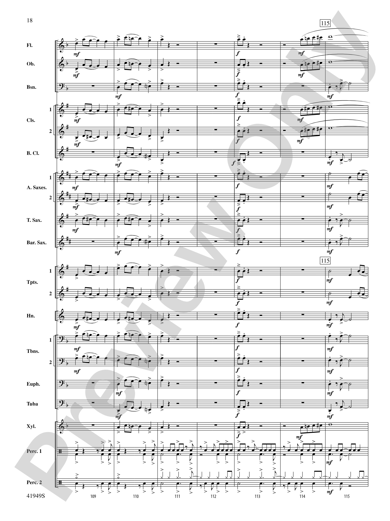 Camino del Sol: Concert Band Conductor Score & Parts